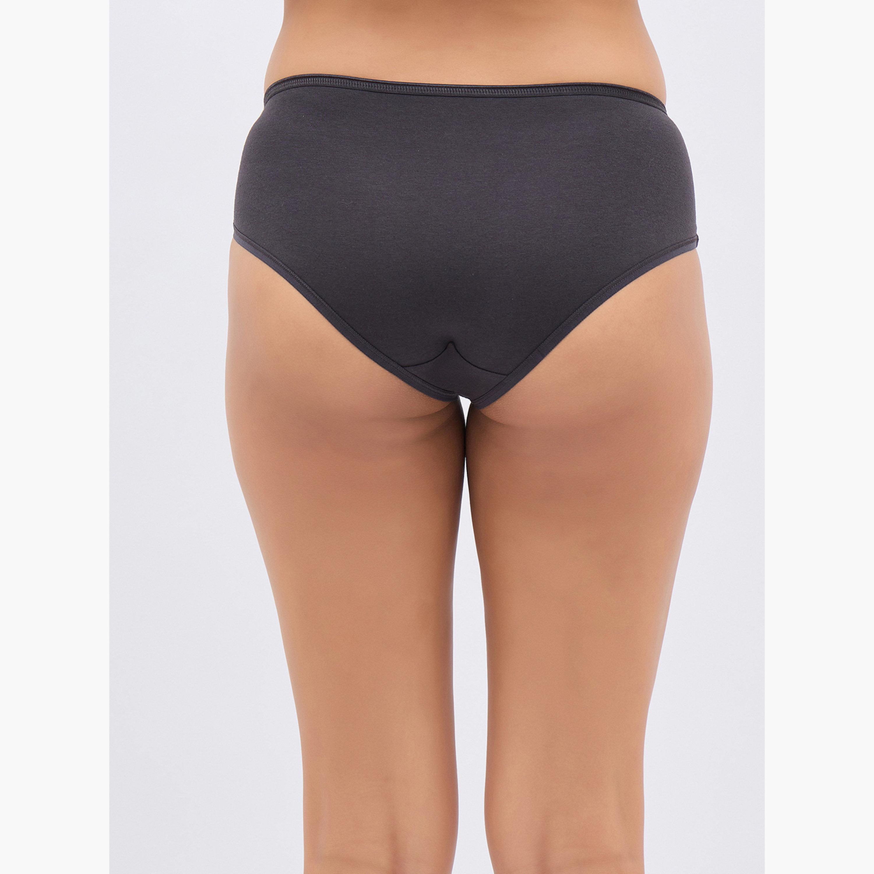 طقم سراويل داخلية هيبستر بتفاصيل دانتيل من 3 قطع-women-clothing-lingerie-panties-image-2