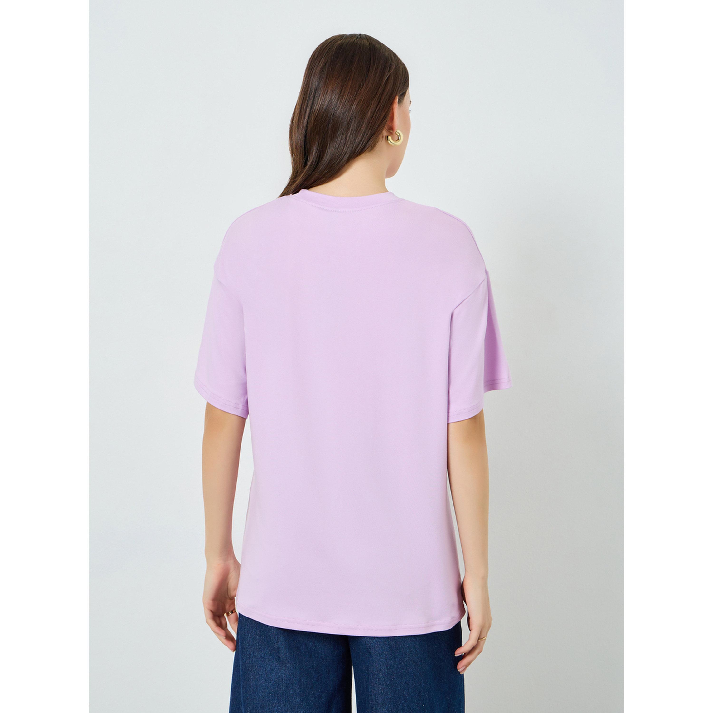 Styli Women Purple Oversized T-Shirt-women-clothing-tshirts-image-5