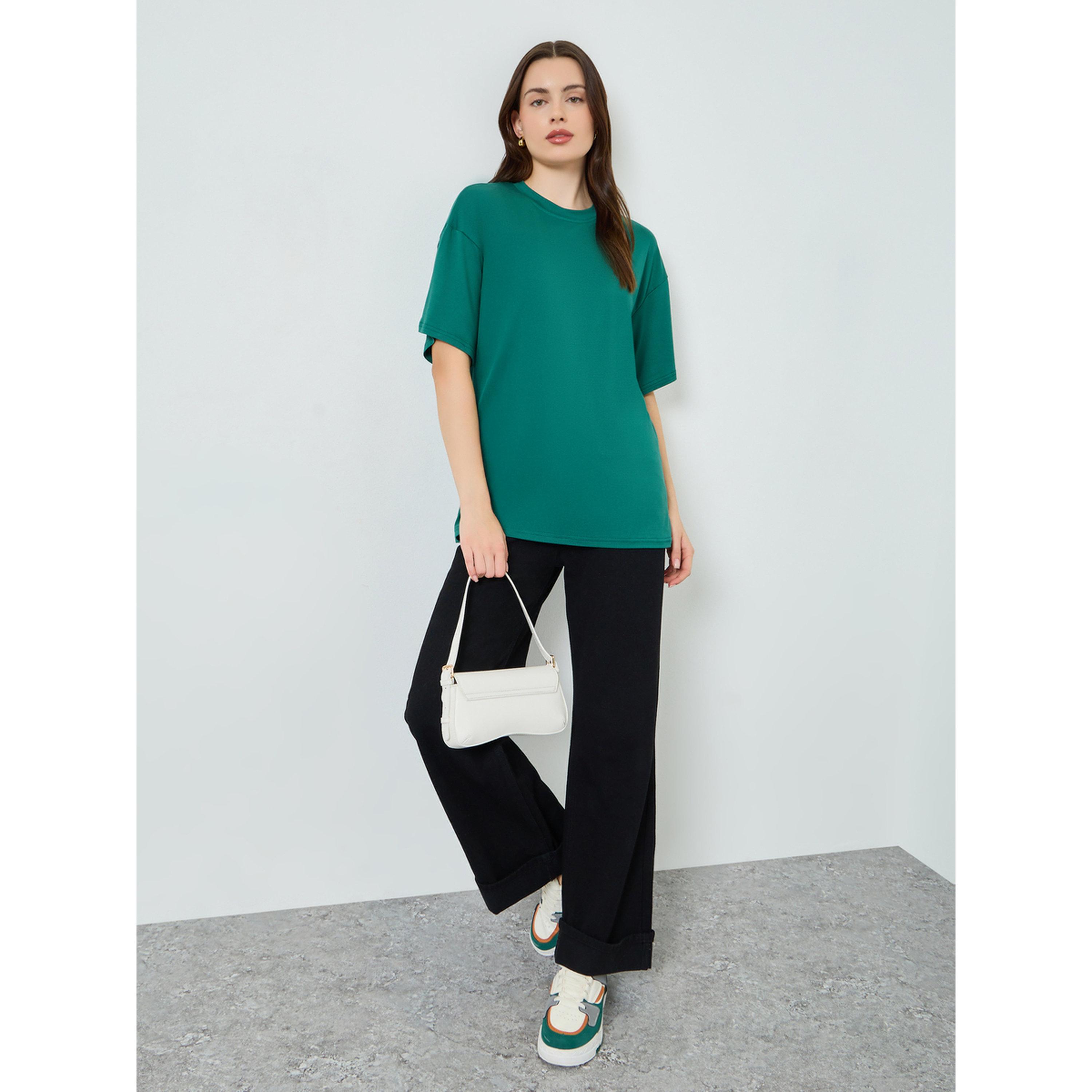 تيشيرت فضفاض سادة-women-clothing-tshirts-image-2