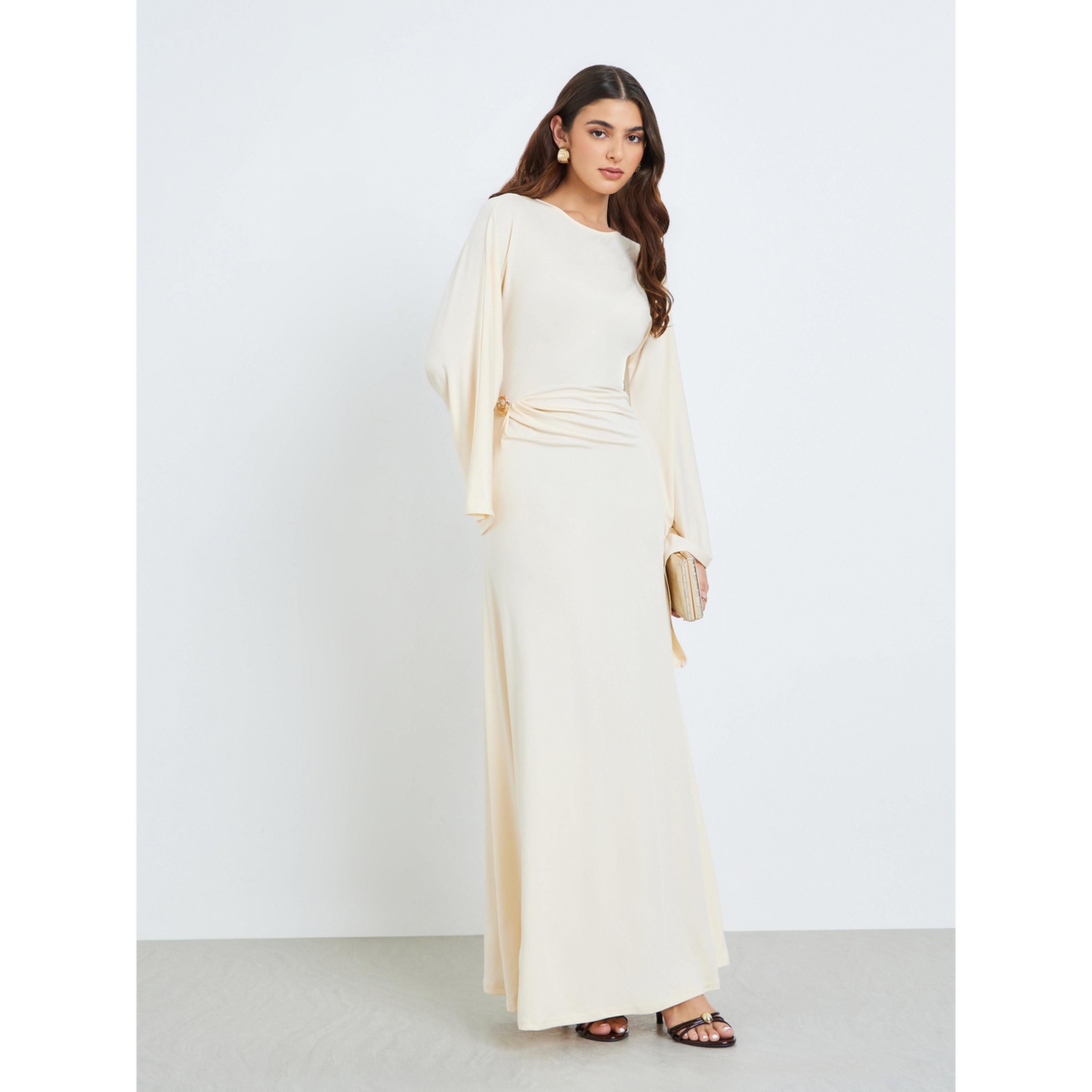 فستان طويل ضيق بأكمام جرس-women-clothing-dresses-image-3