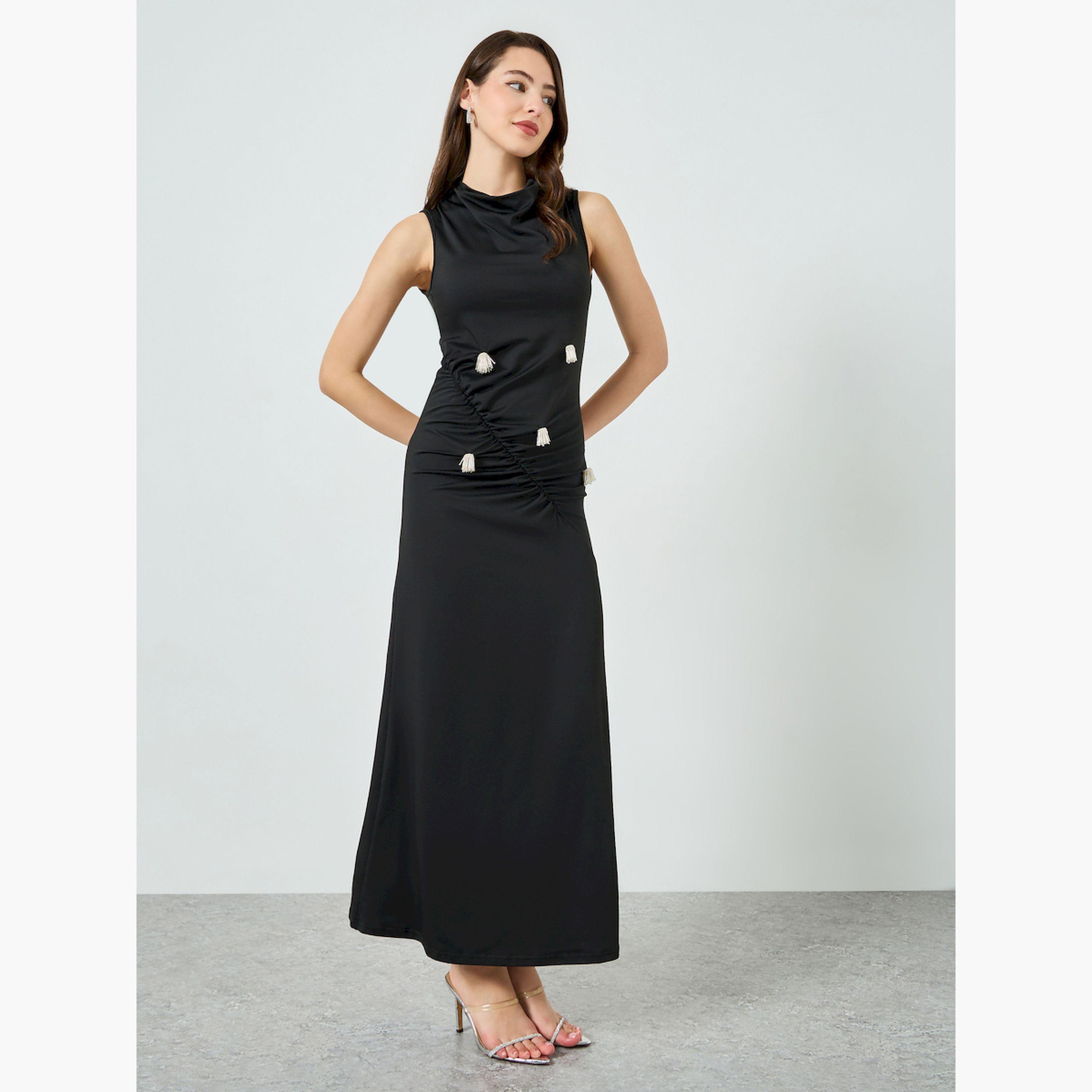 فستان طويل بتفاصيل شراشيب-women-clothing-dresses-image-3