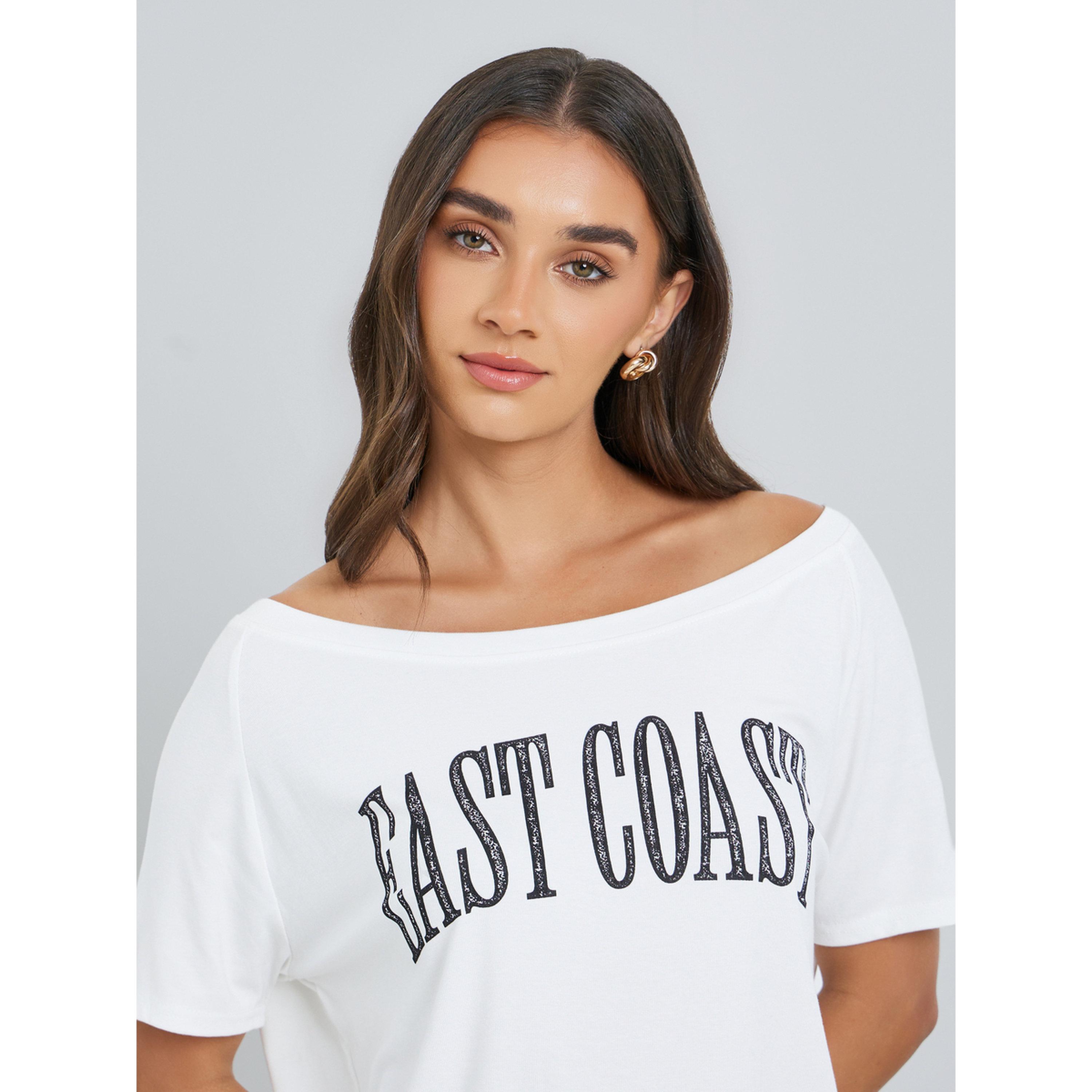 تيشيرت مطبع بطبعة كتابة-women-clothing-tshirts-image-3