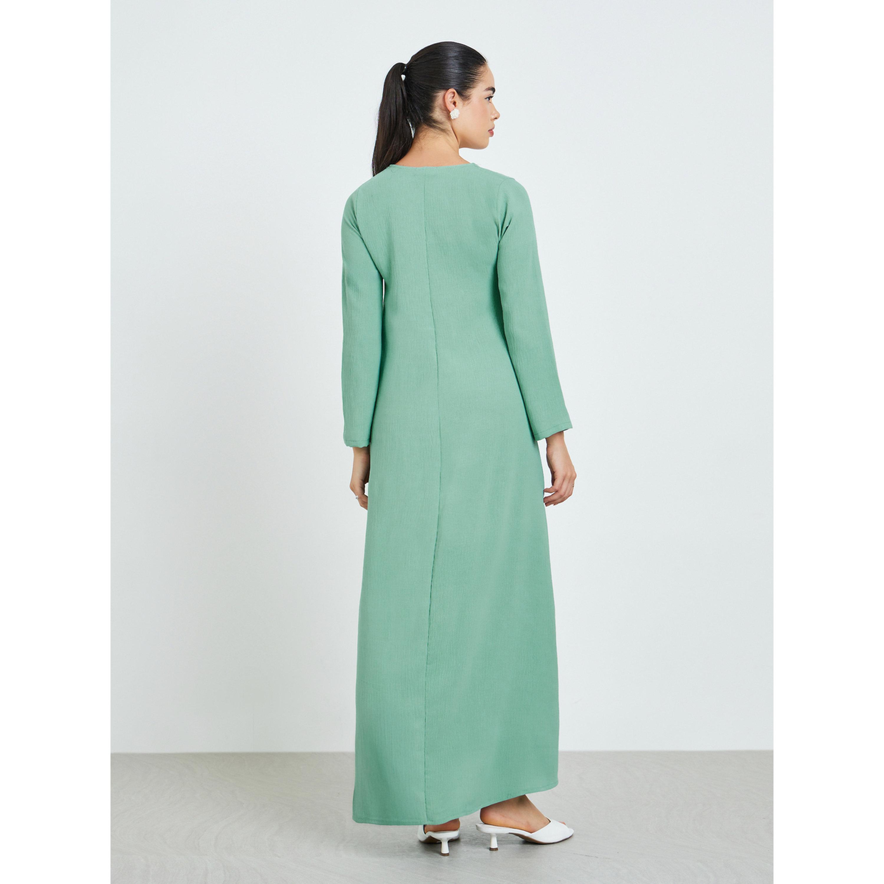 جلابية مطرزة بحافة واسعة للنساء-women-arabicclothing-jalabiyas-image-5