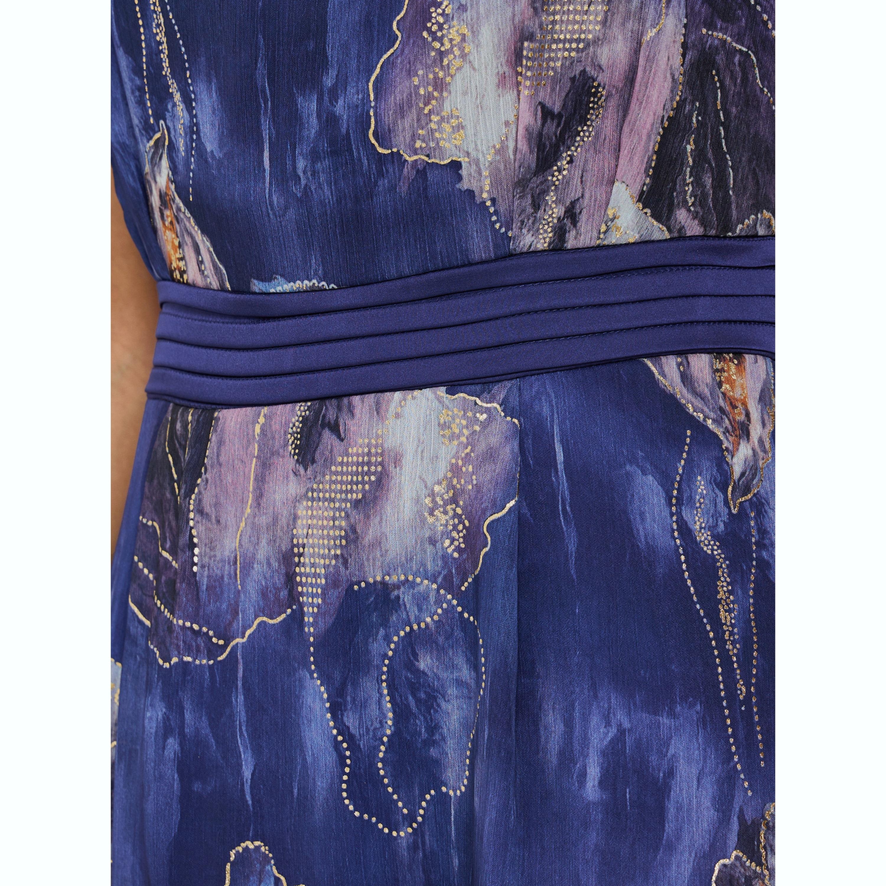 Styli Blue Tie-Dye Print A-Line Maxi Dress-women-clothing-dresses-image-5