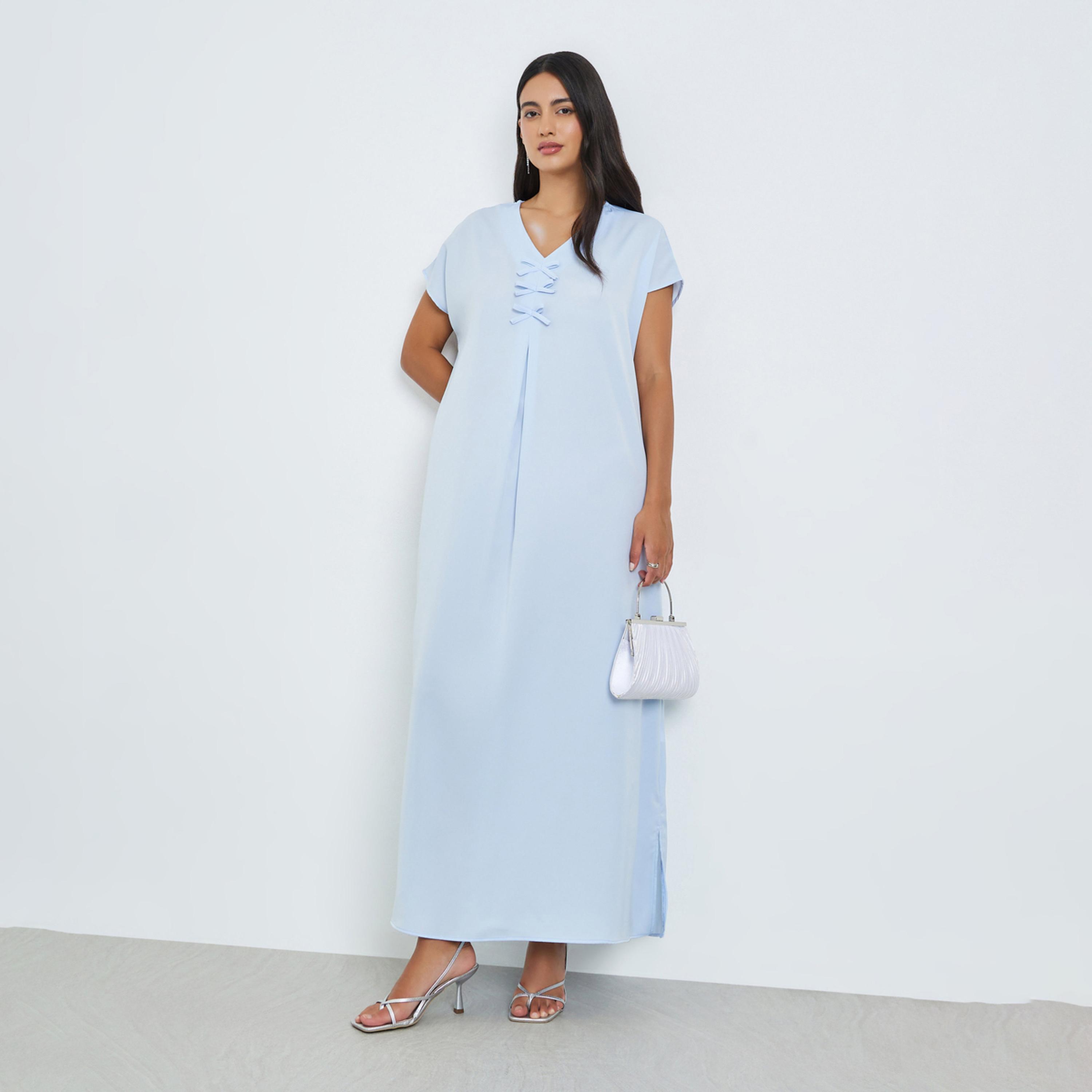 جلابية بتفاصيل طيات-women-arabicclothing-jalabiyas-image-1