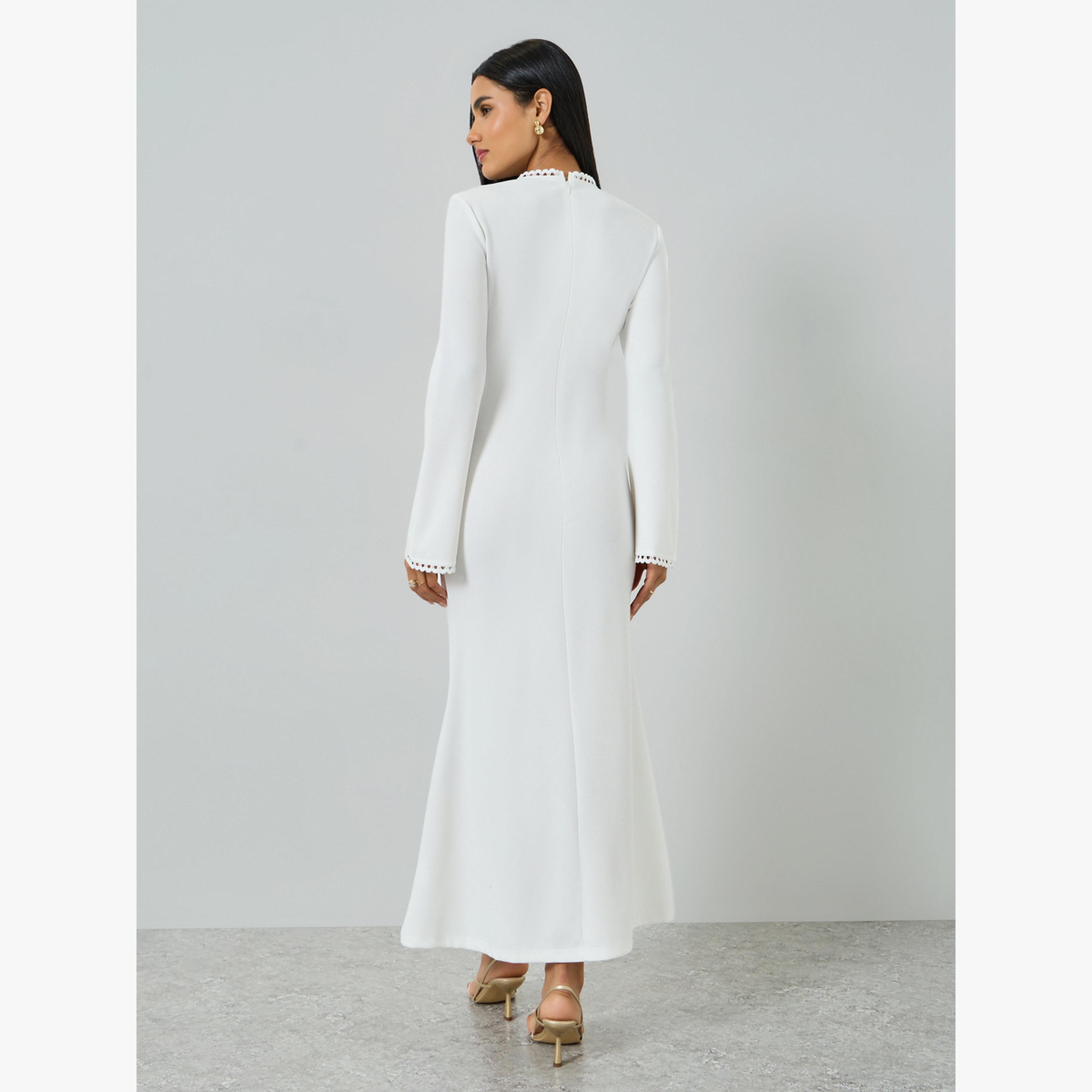 فستان طويل بطبقة كيب-women-clothing-dresses-image-5