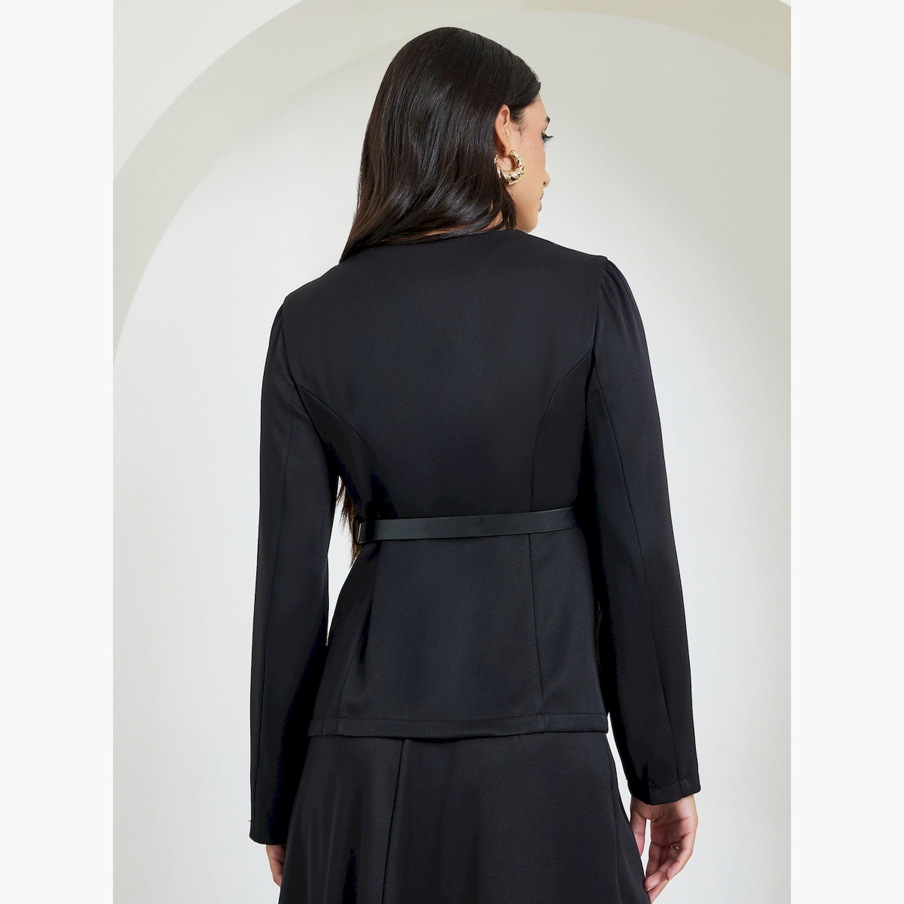 بلوزة بحزام وتفاصيل أزرار-women-clothing-shirtsandblouses-blouses-image-4