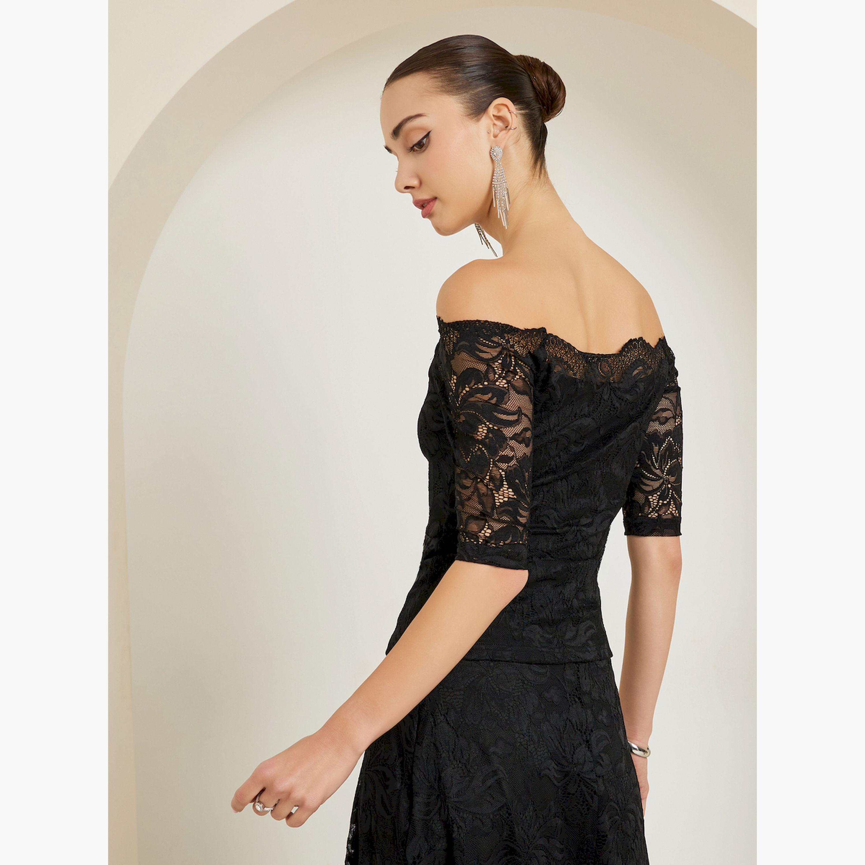 بلوزة دانتيل ضيق بأكتاف مكشوفة-women-clothing-shirtsandblouses-blouses-image-4