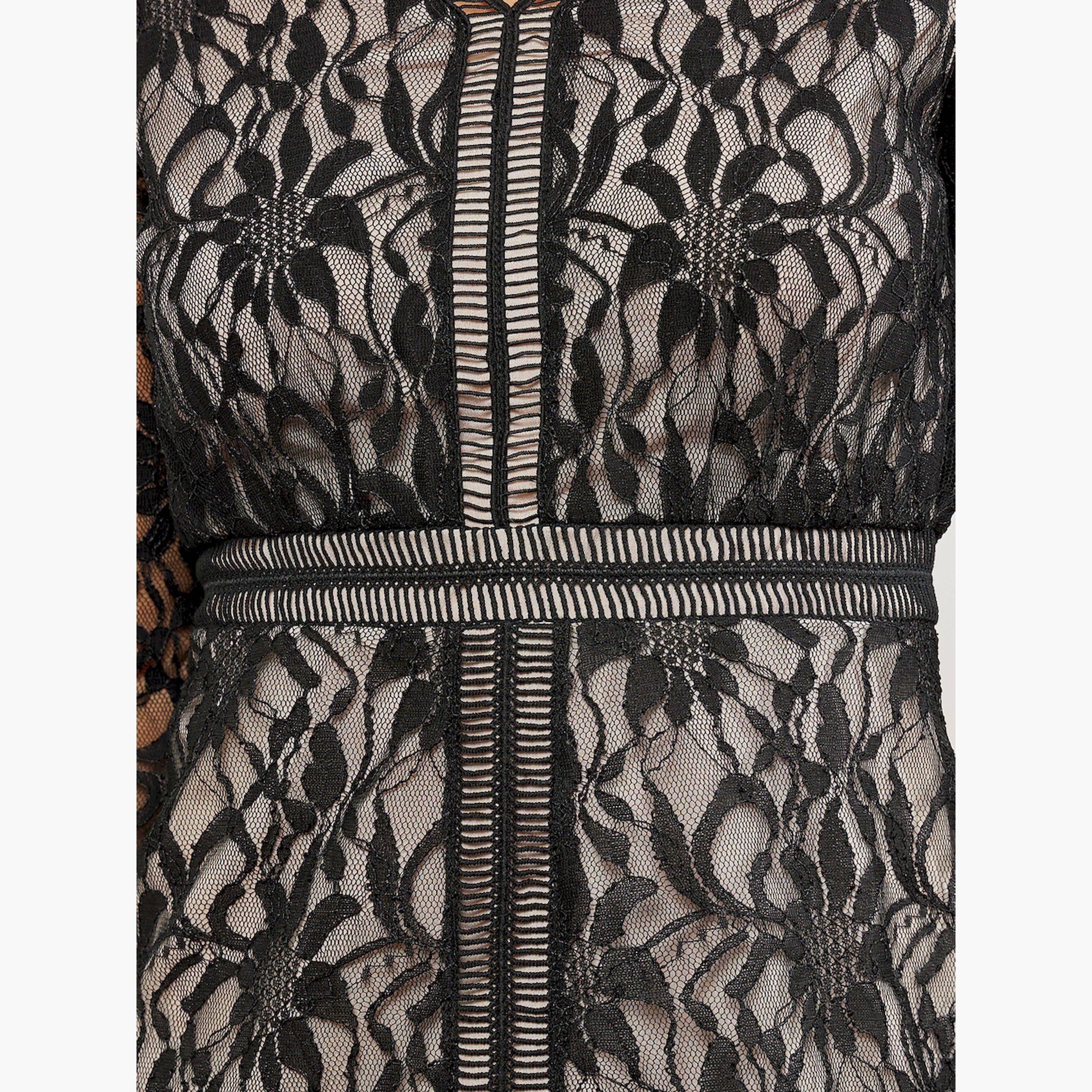 فستان طويل دانتيل بحافة بكرانيش-women-clothing-dresses-image-5