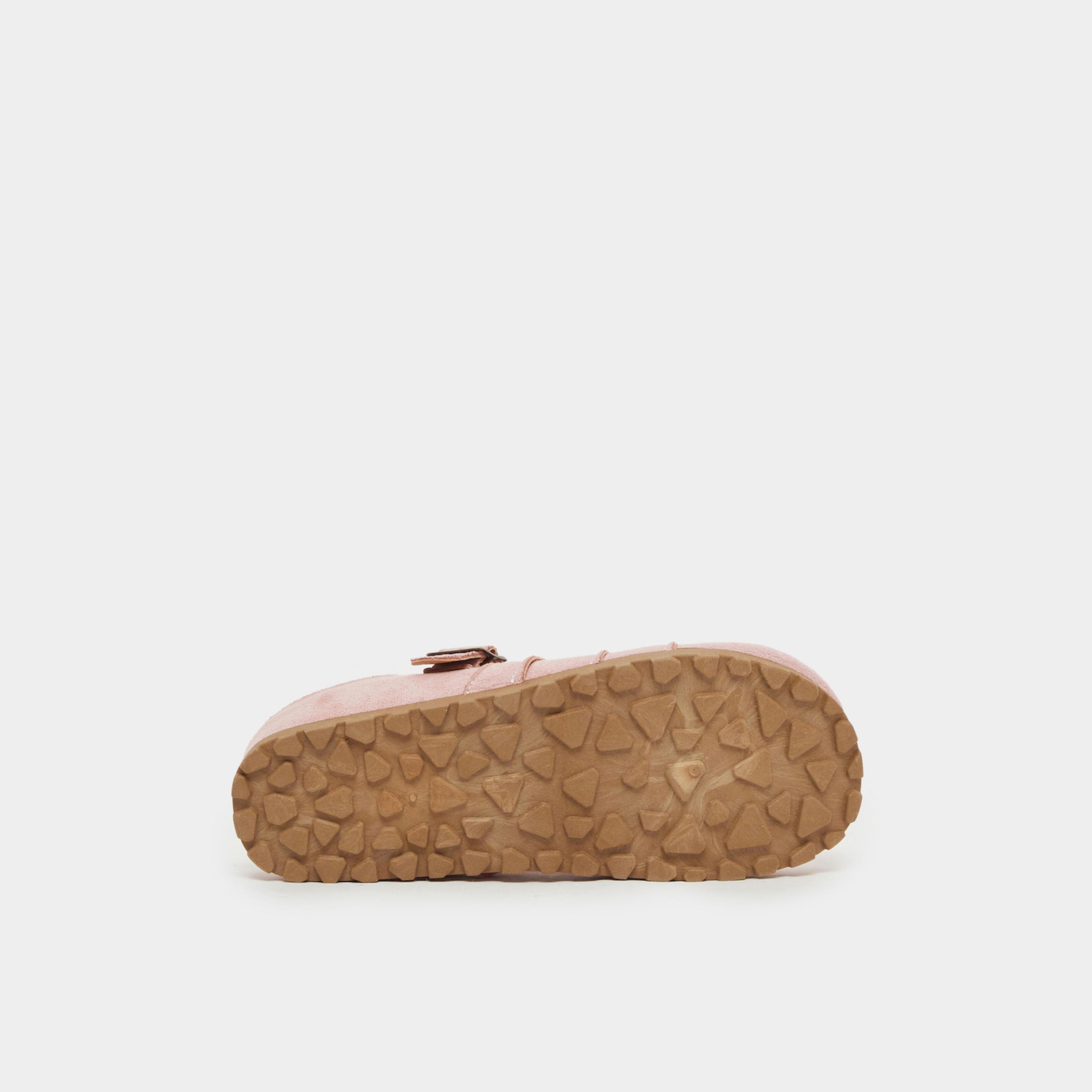 Styli Pink Suede Strappy Mules-women-shoes-flats-mules-image-6