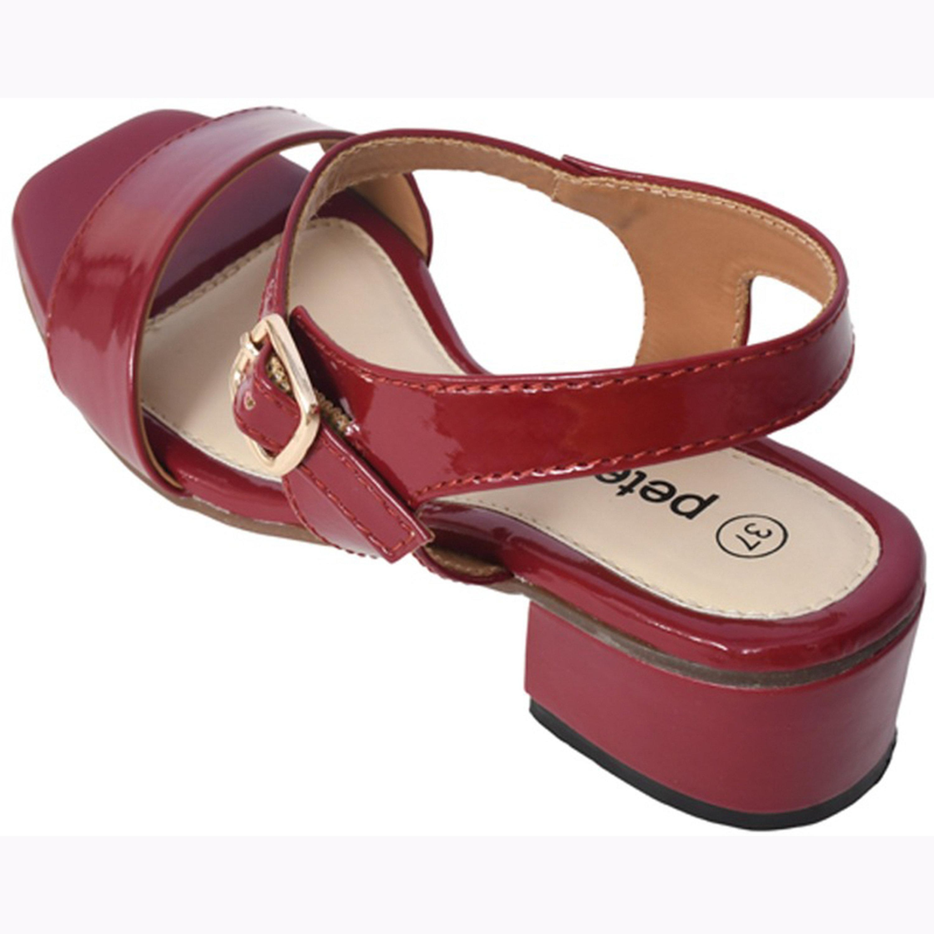 صندل بشريط واحد وكعب سميك-women-shoes-sandals-heeled-image-6
