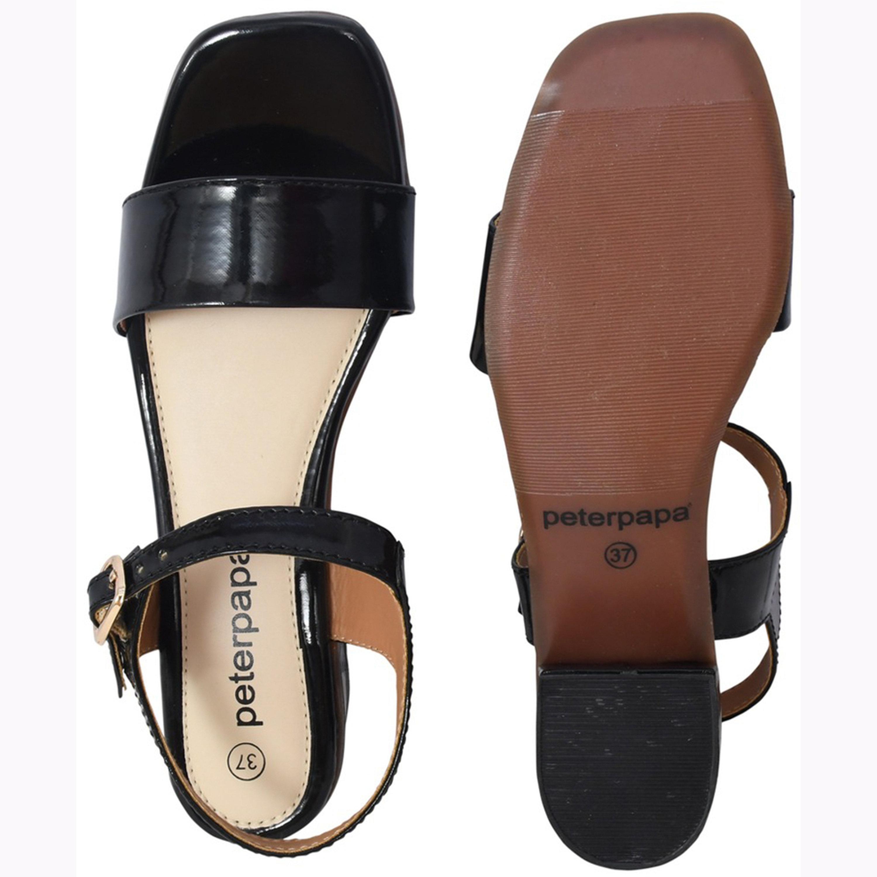 صندل بشريط واحد وكعب سميك-women-shoes-sandals-heeled-image-5
