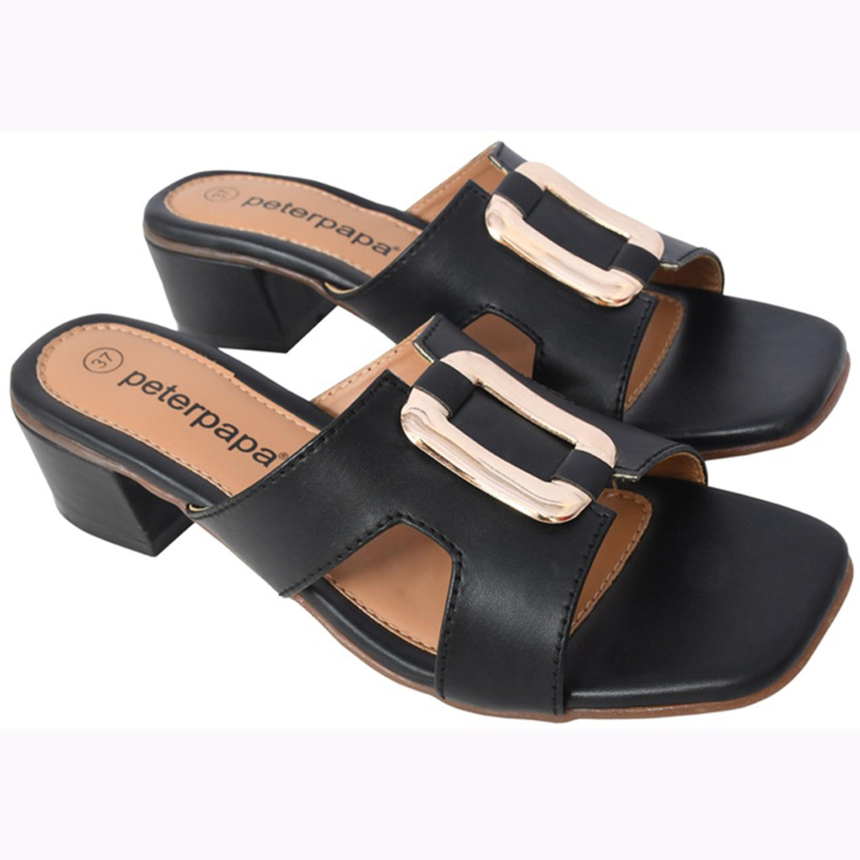 Take Two Maya Metal Trim Block Heel Sandals-women-shoes-sandals-heeled-image-1