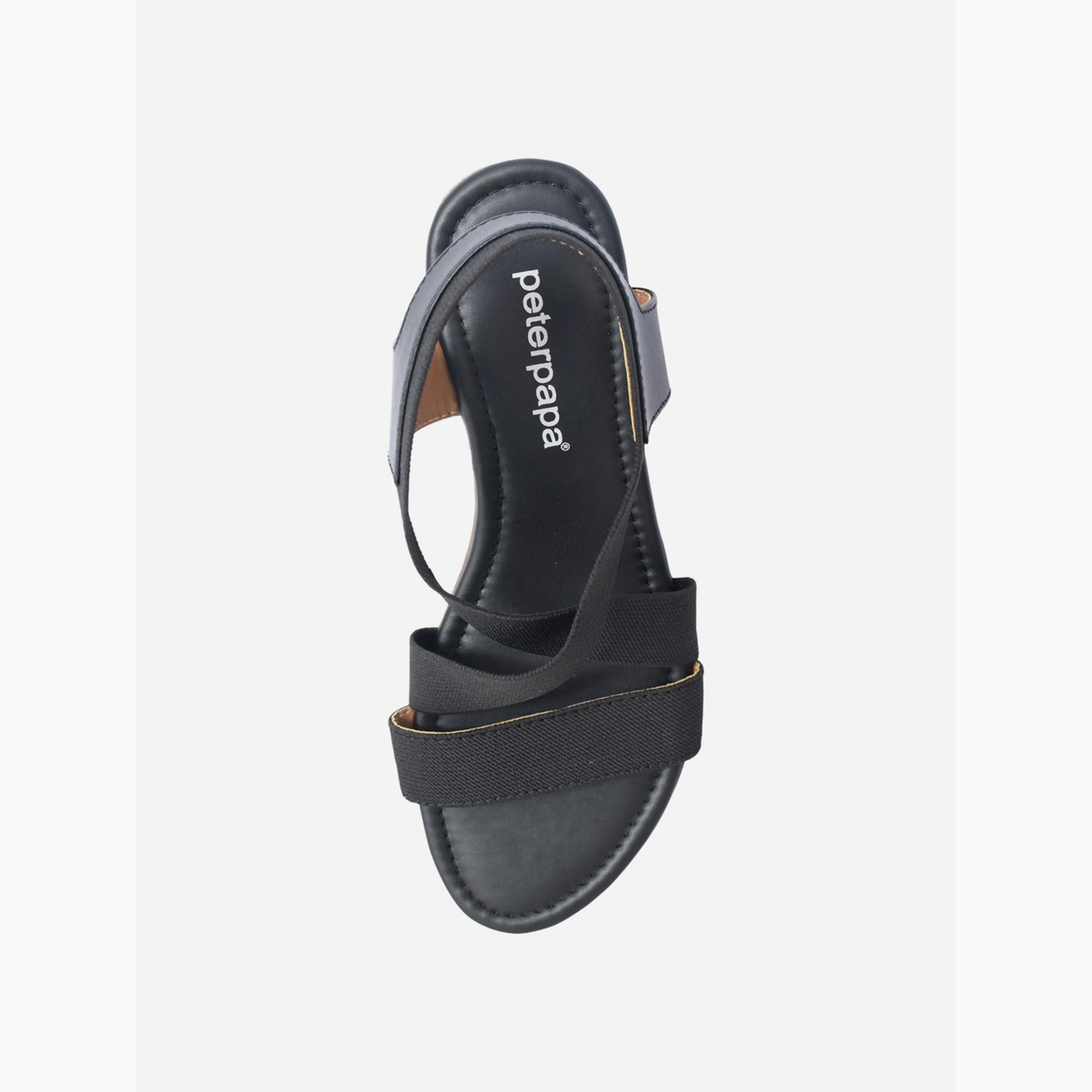 صندل مريح بخصر مطاطي-women-shoes-sandals-flats-image-3