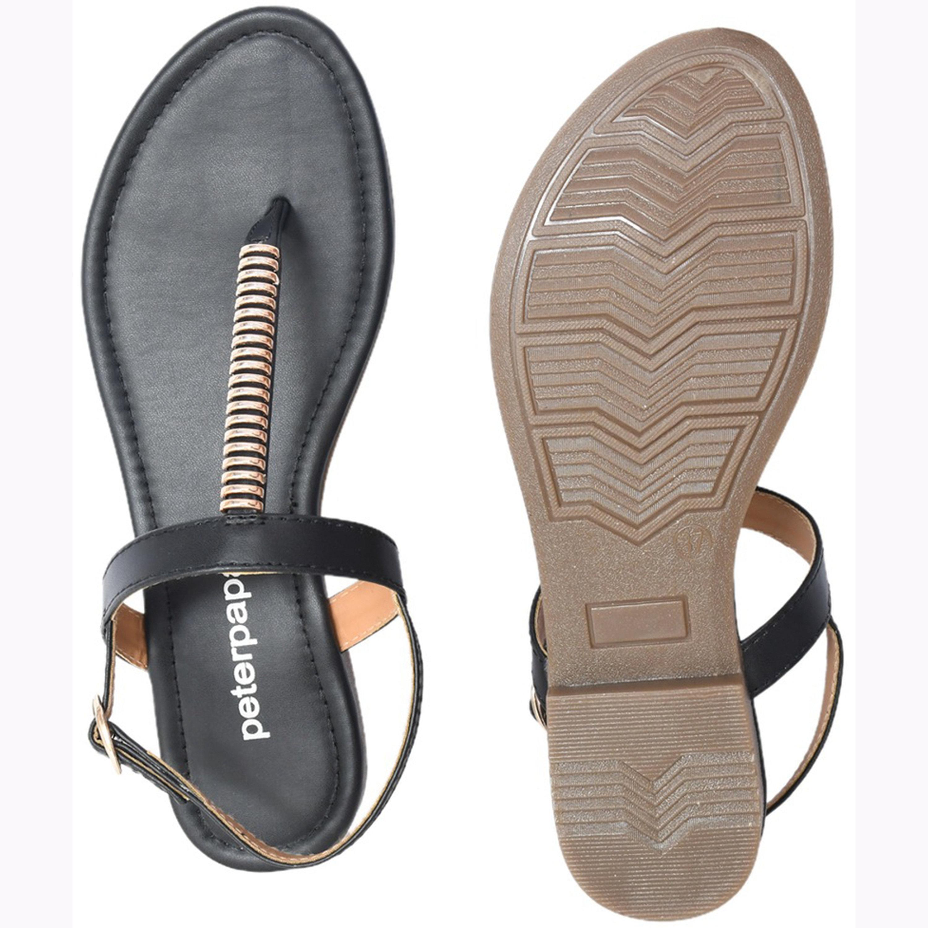 Take Two Embellished Strap Sandals with Buckle-women-shoes-sandals-flats-image-5