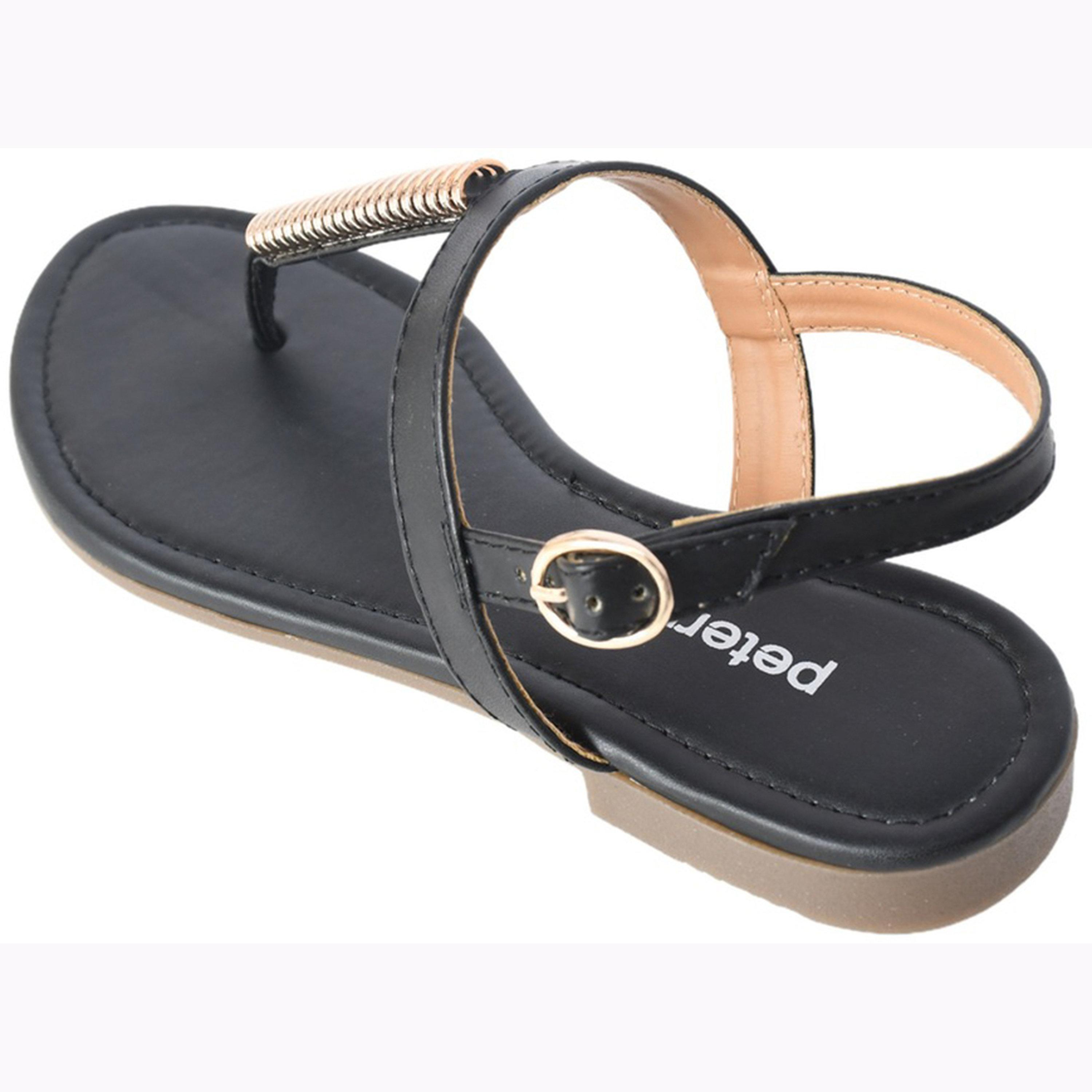 Take Two Embellished Strap Sandals with Buckle-women-shoes-sandals-flats-image-6