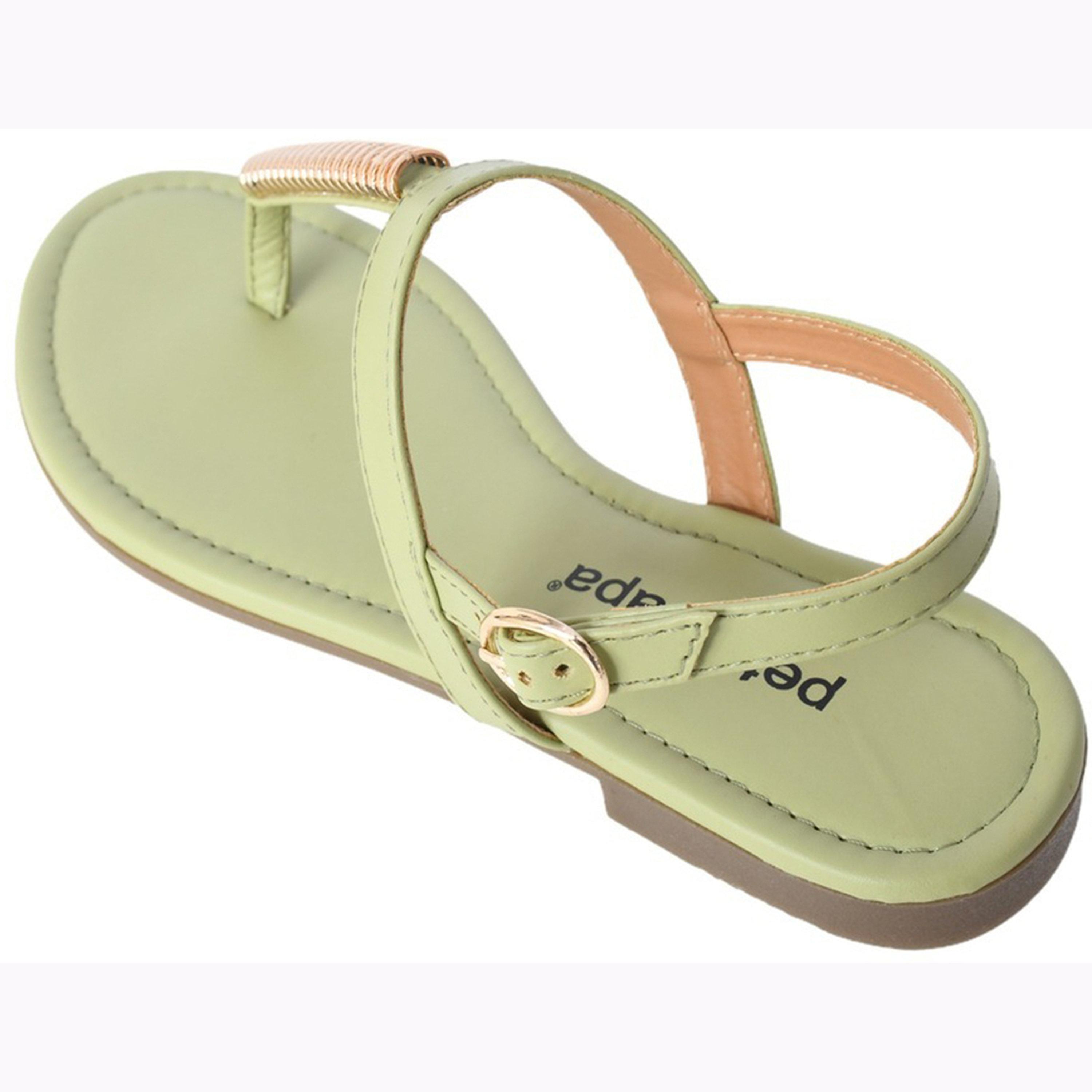 Take Two Embellished Strap Sandals with Buckle-women-shoes-sandals-flats-image-6