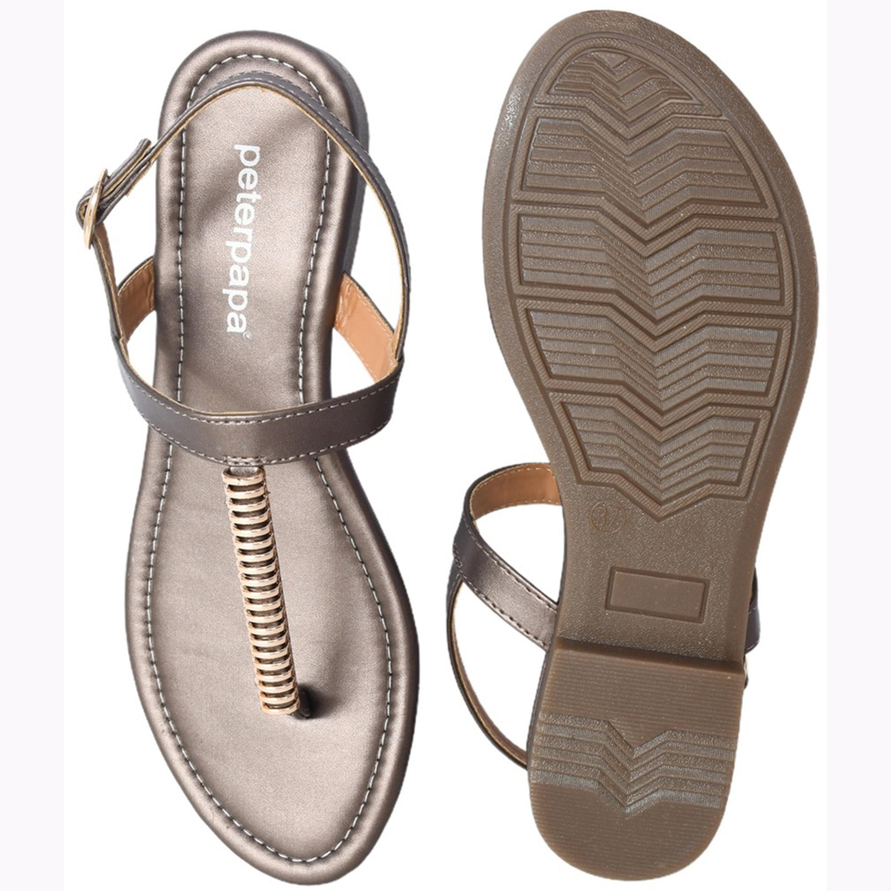 Take Two Embellished Strap Sandals with Buckle-women-shoes-sandals-flats-image-5