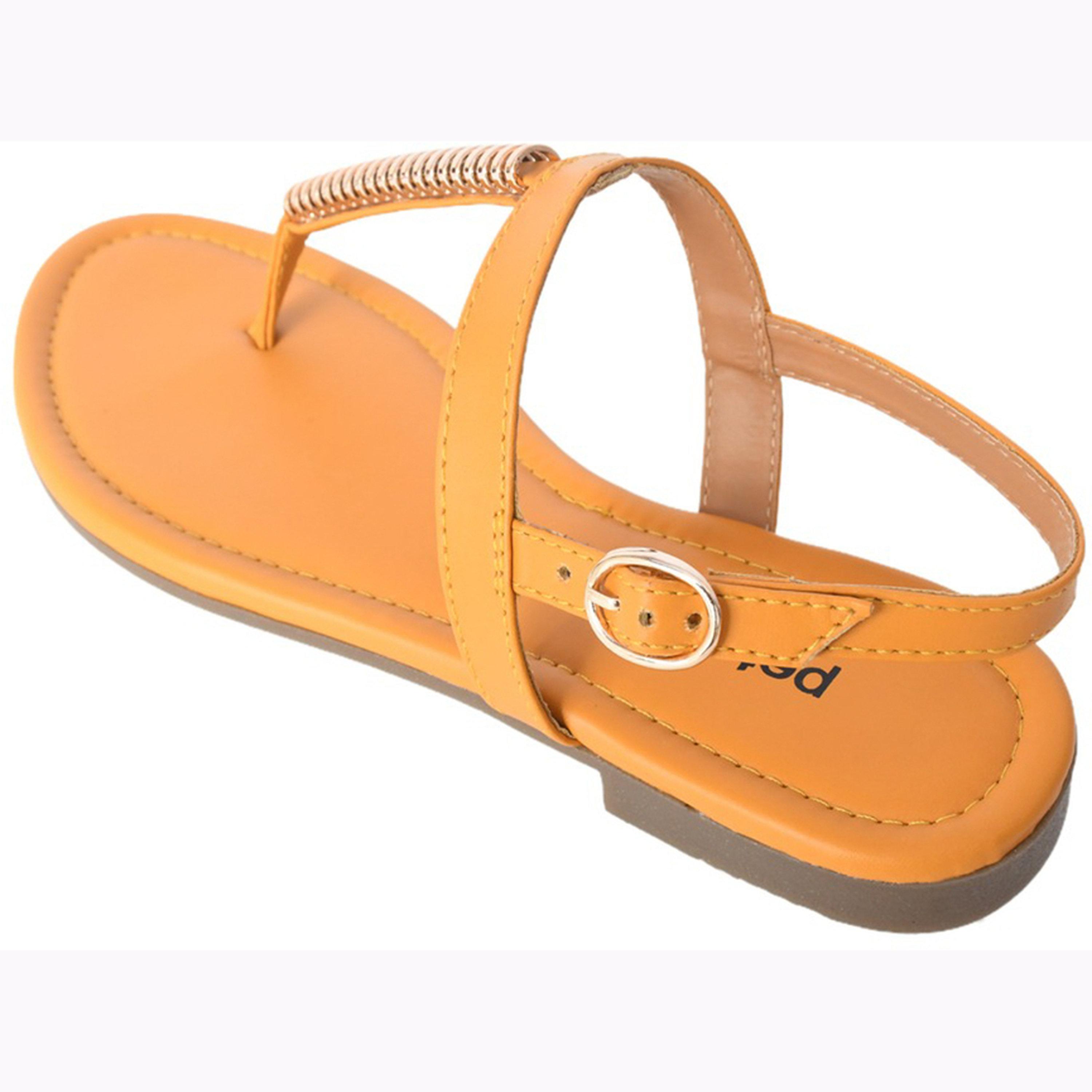 Take Two Embellished Strap Sandals with Buckle-women-shoes-sandals-flats-image-6