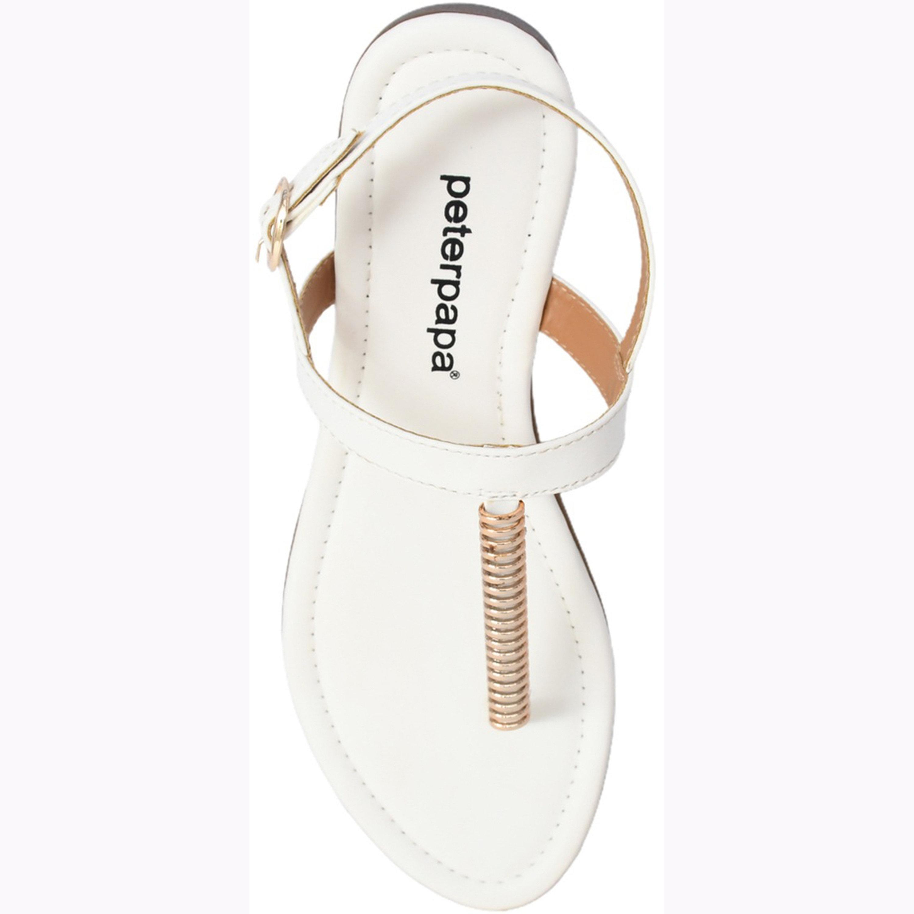صندل بشريط مزين وإبزيم-women-shoes-sandals-flats-image-3