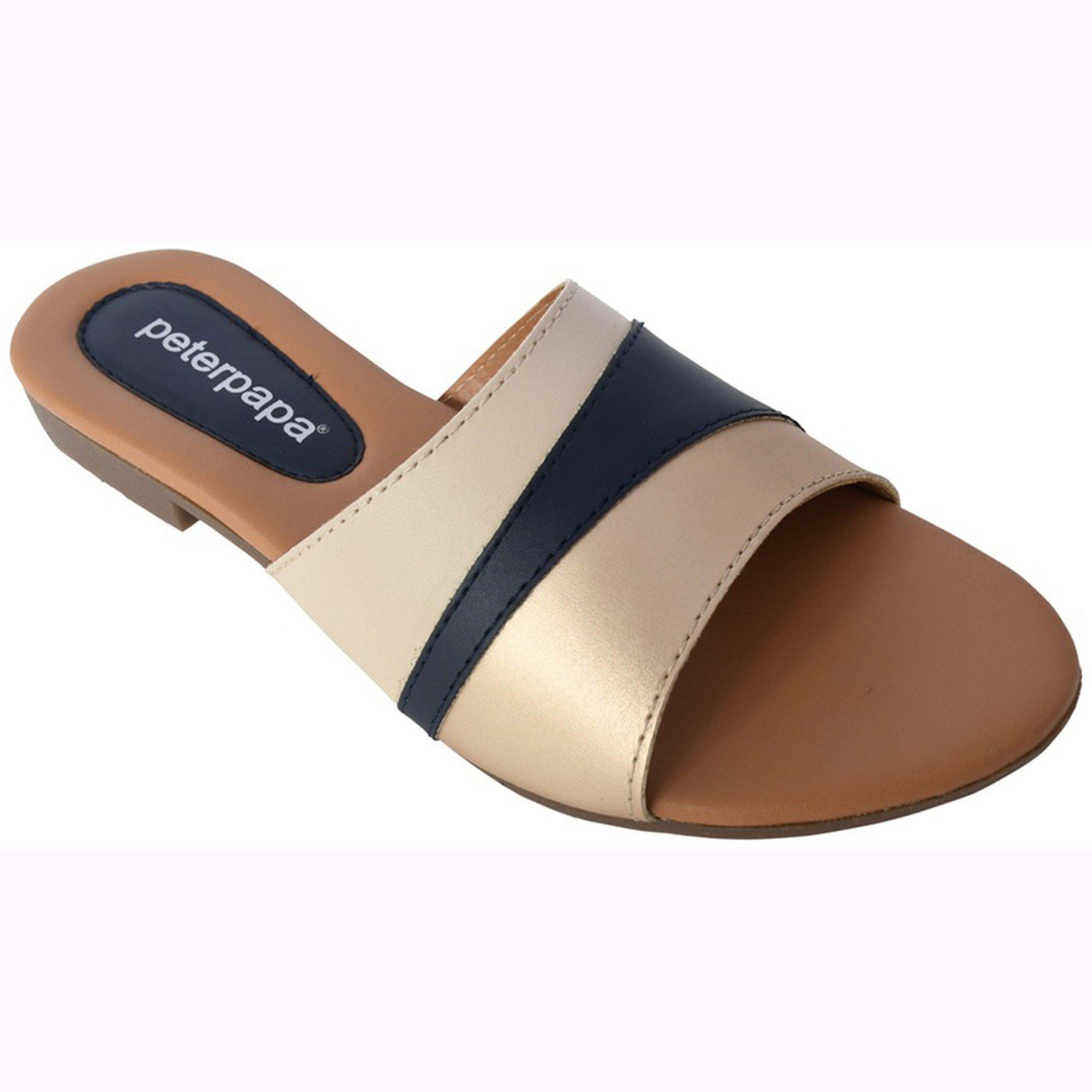 Take Two Color Block Strap Open Toe Sandals-women-shoes-sandals-flats-image-4