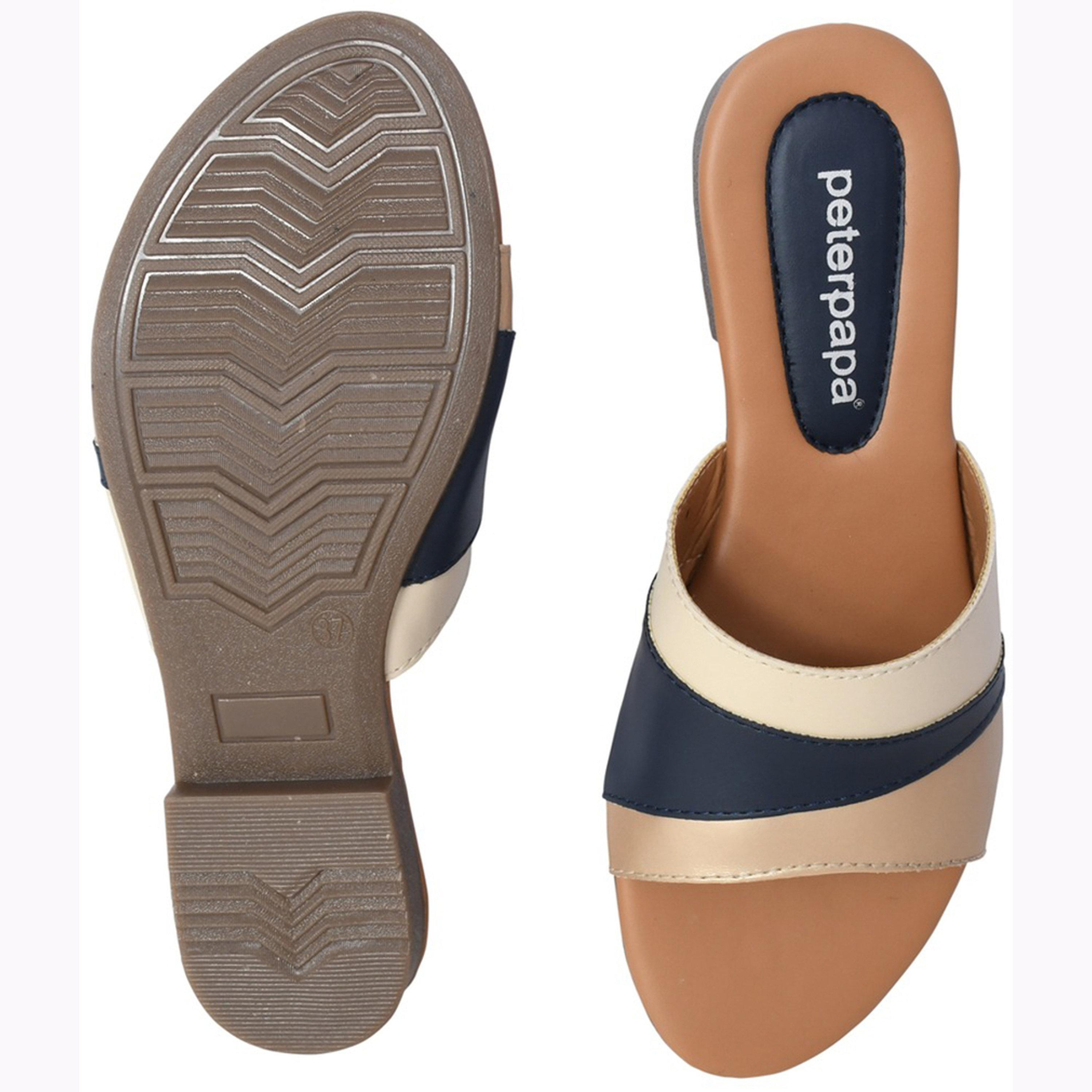 Take Two Color Block Strap Open Toe Sandals-women-shoes-sandals-flats-image-5