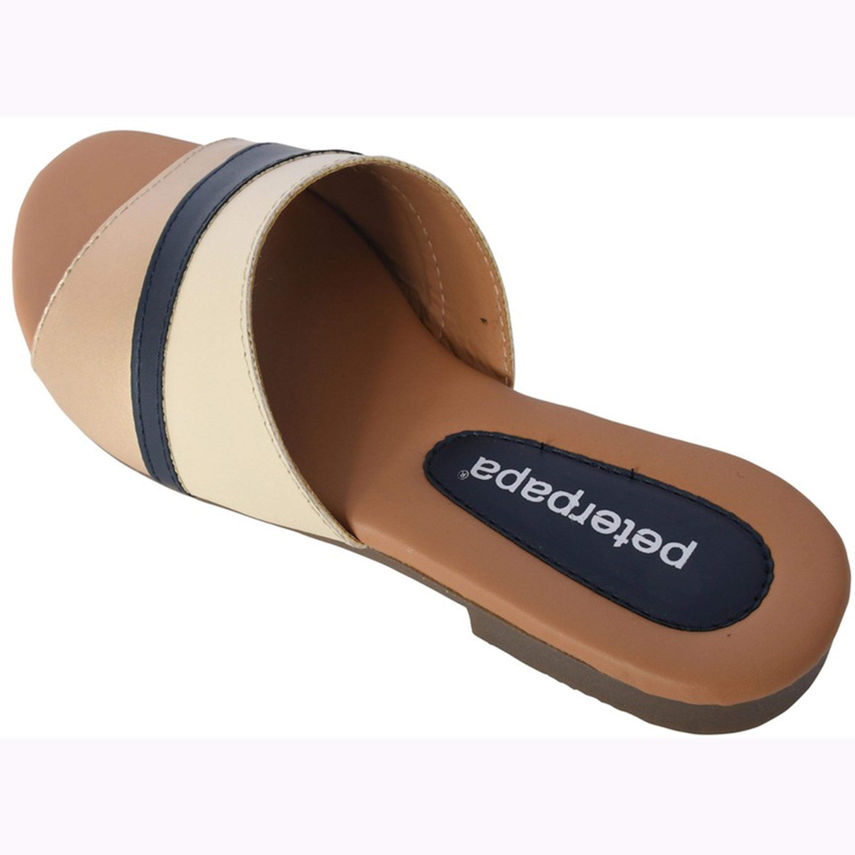 Take Two Color Block Strap Open Toe Sandals-women-shoes-sandals-flats-image-6