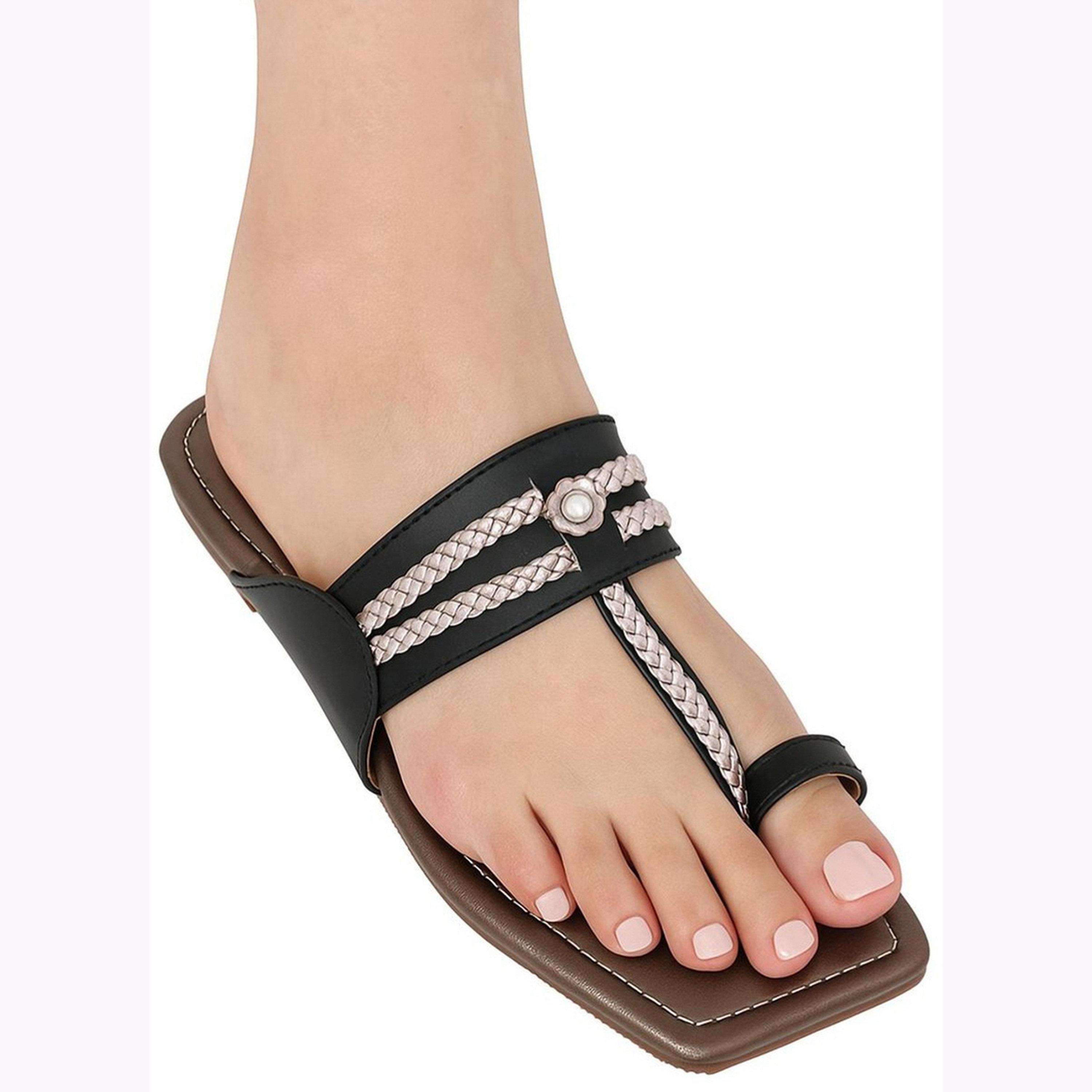 Take Two Kolhapuri Toe-Post Slip-On Sandals-women-shoes-sandals-flats-image-2