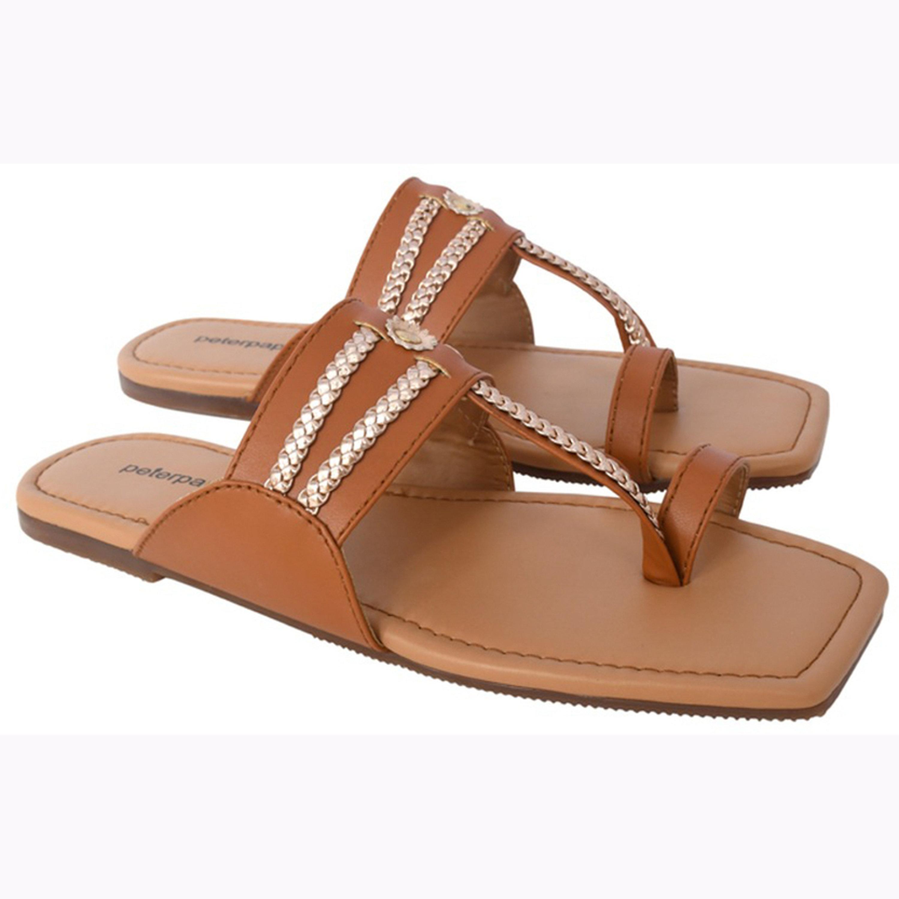 Take Two Kolhapuri Toe-Post Slip-On Sandals-women-shoes-sandals-flats-image-1