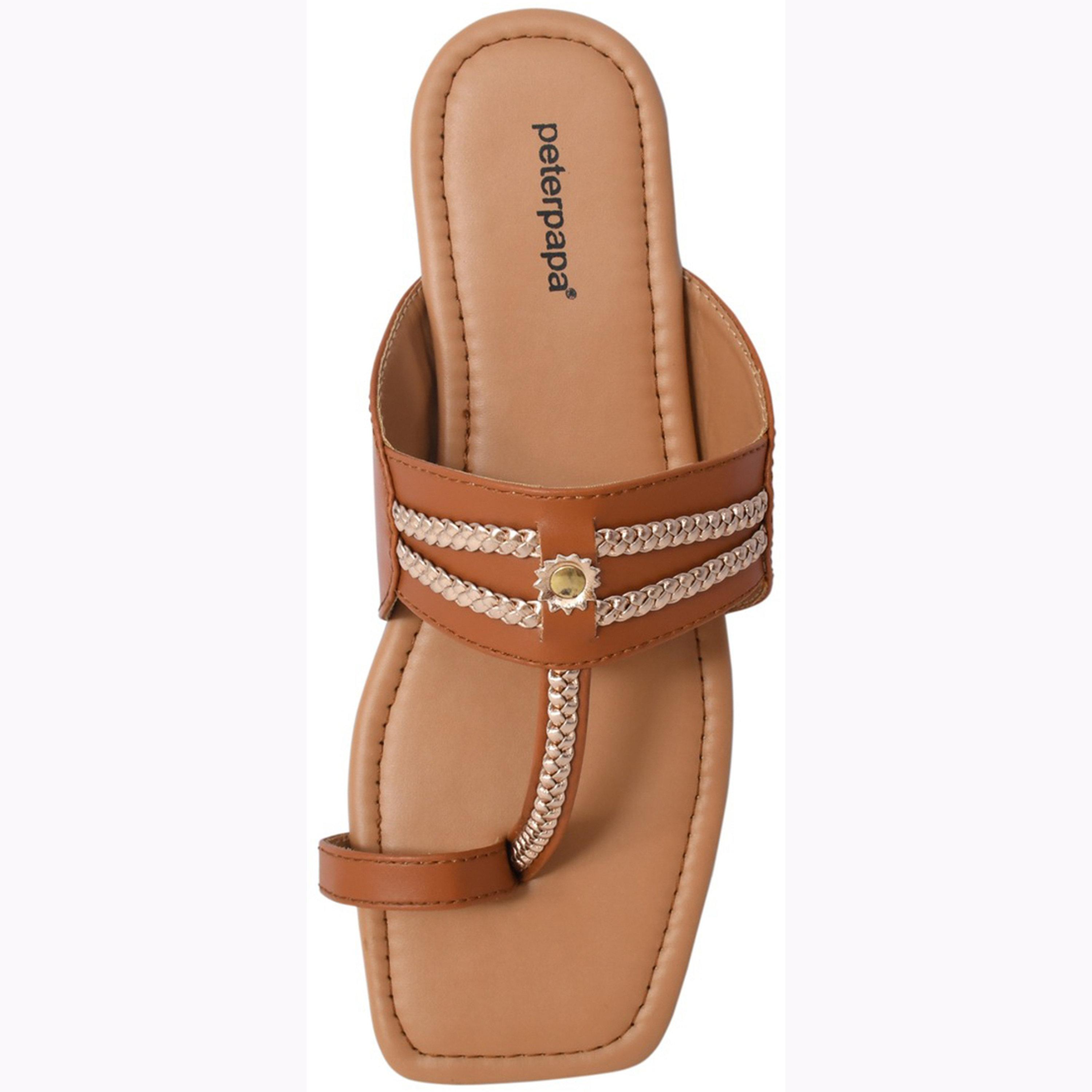 Take Two Kolhapuri Toe-Post Slip-On Sandals-women-shoes-sandals-flats-image-3