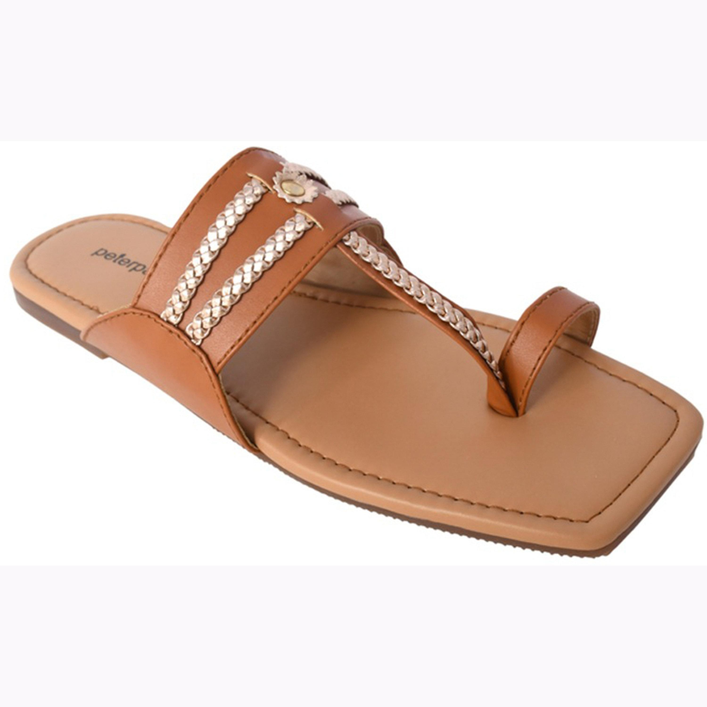 Take Two Kolhapuri Toe-Post Slip-On Sandals-women-shoes-sandals-flats-image-4