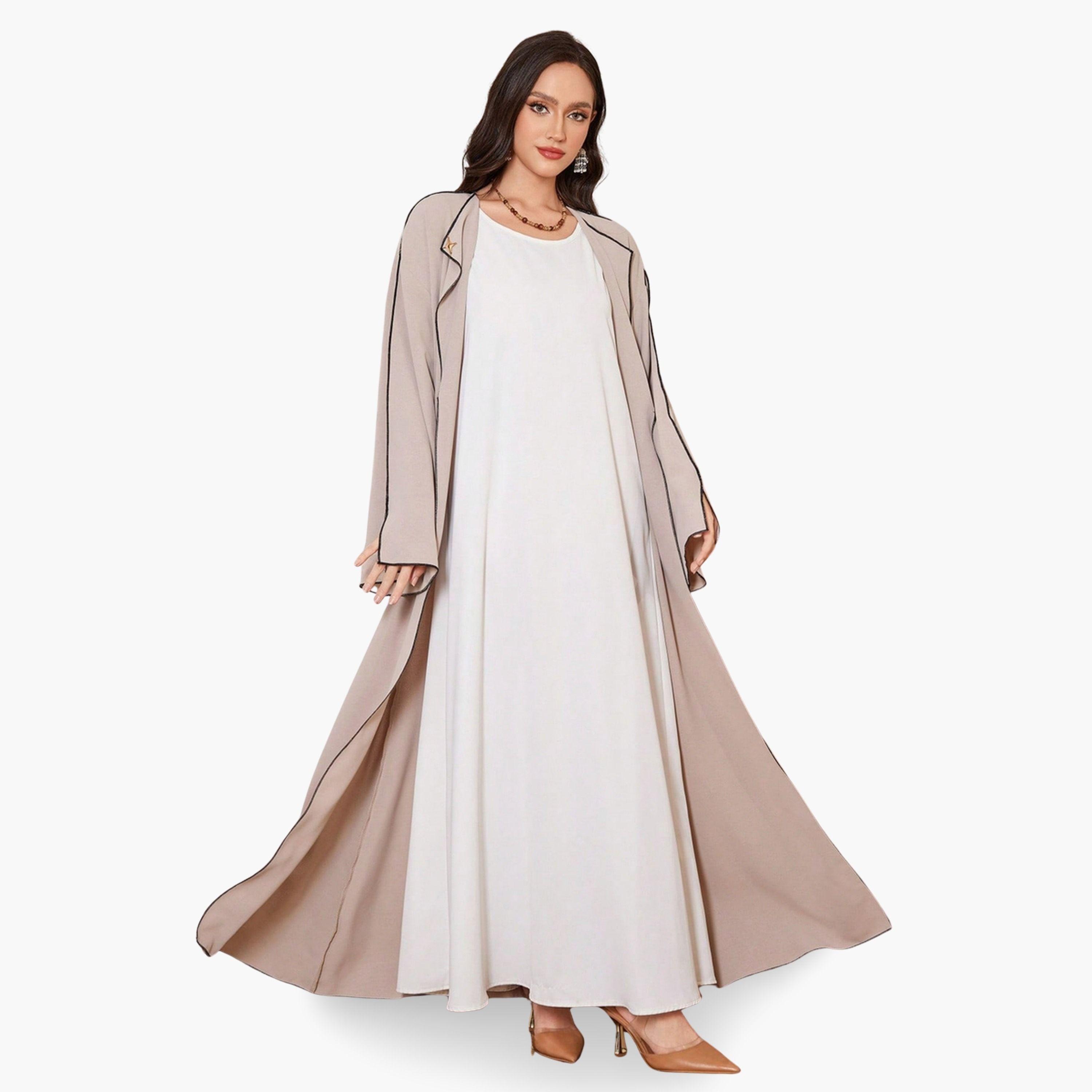 عباية بحواف متباينة-women-arabicclothing-abayas-image-2