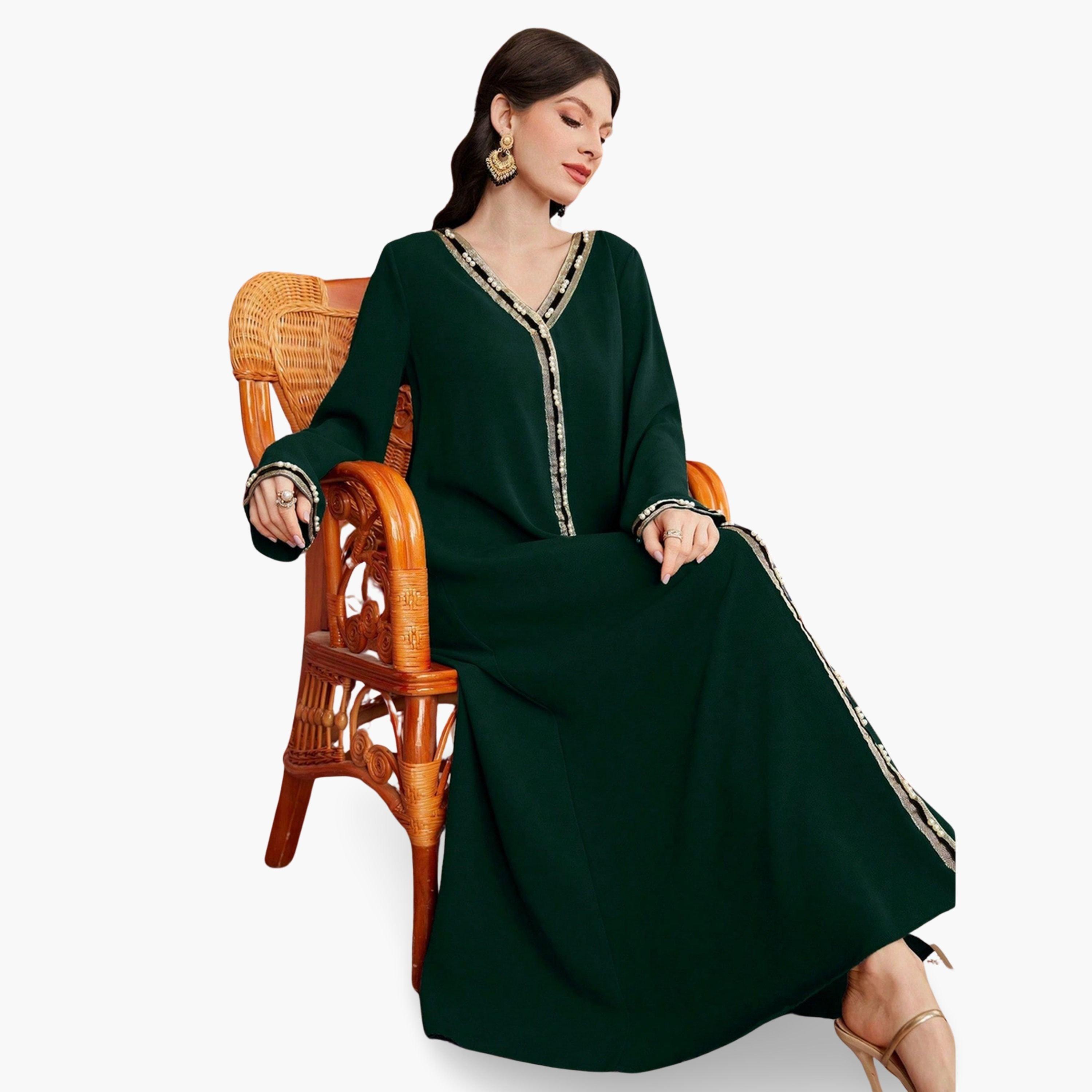 جلابية مطرزة بقصة واسعة-women-arabicclothing-jalabiyas-image-2