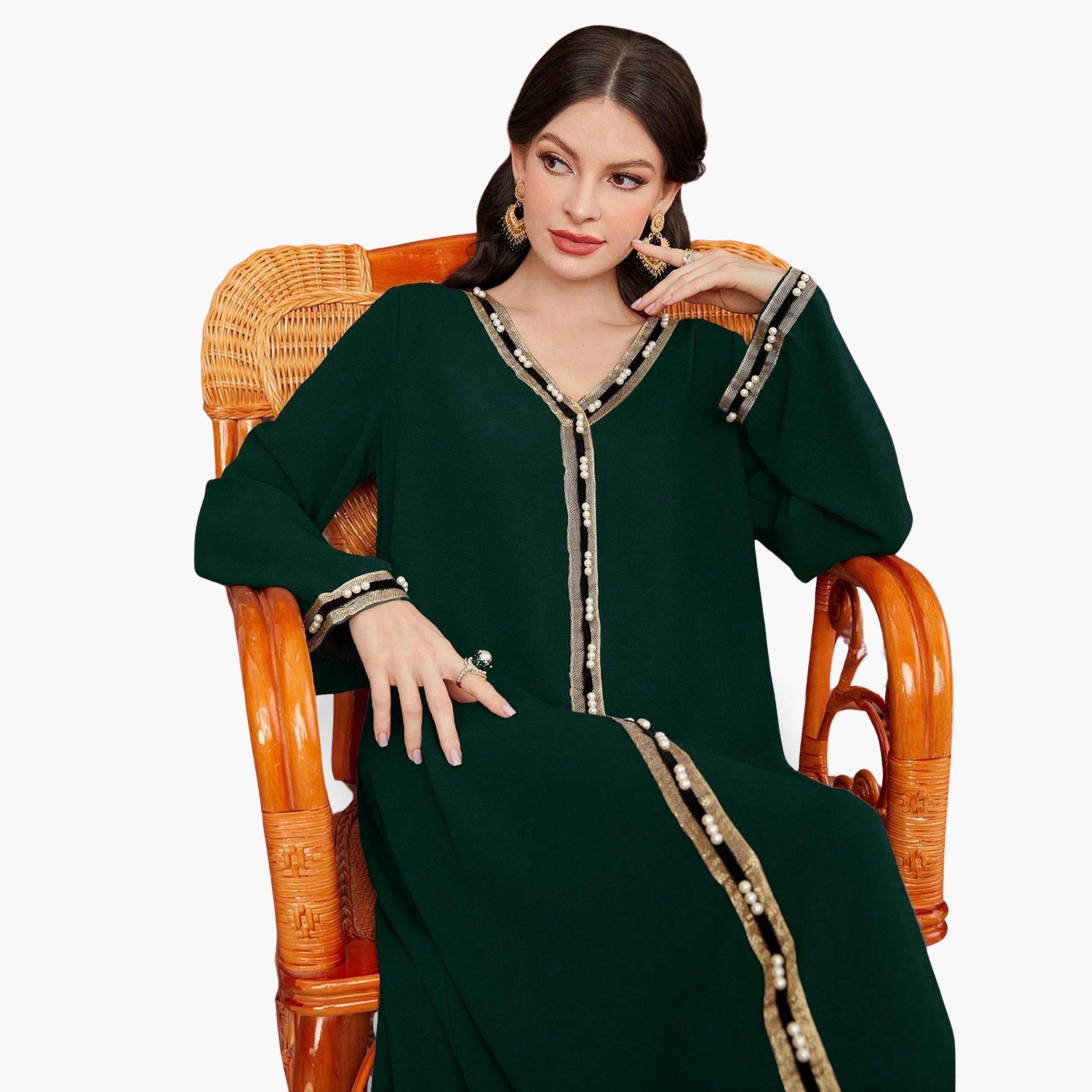 جلابية مطرزة بقصة واسعة-women-arabicclothing-jalabiyas-image-3