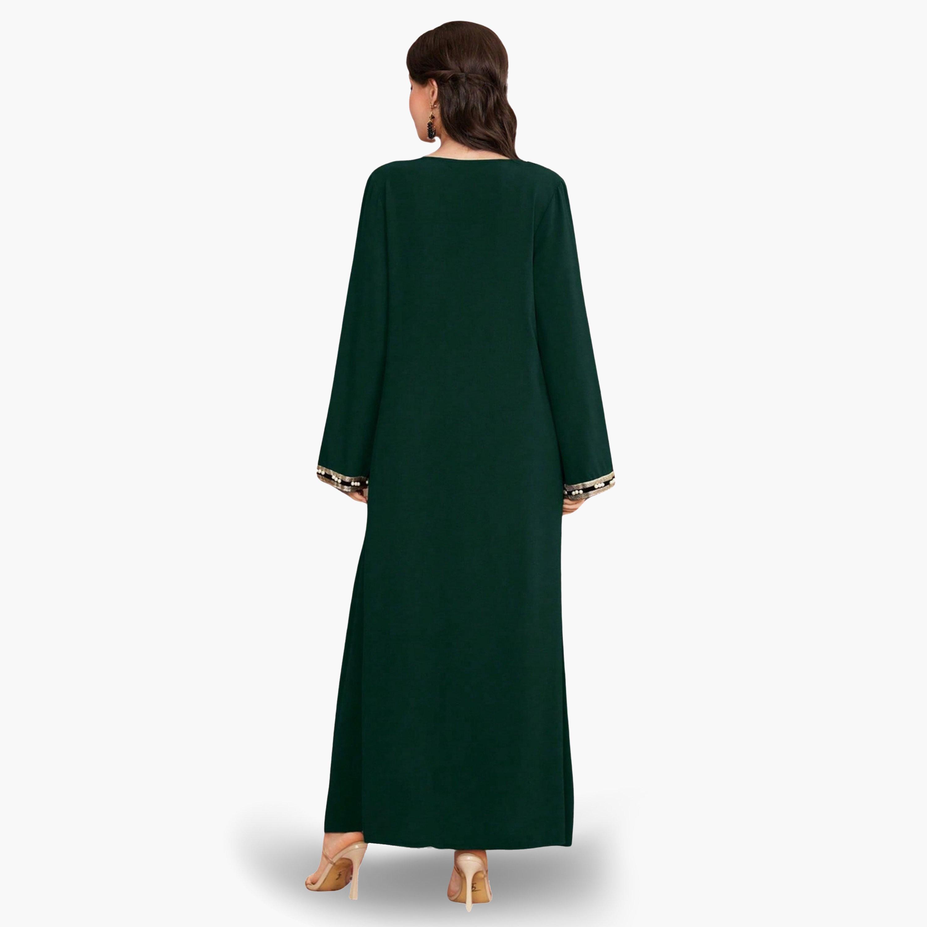 جلابية مطرزة بقصة واسعة-women-arabicclothing-jalabiyas-image-4