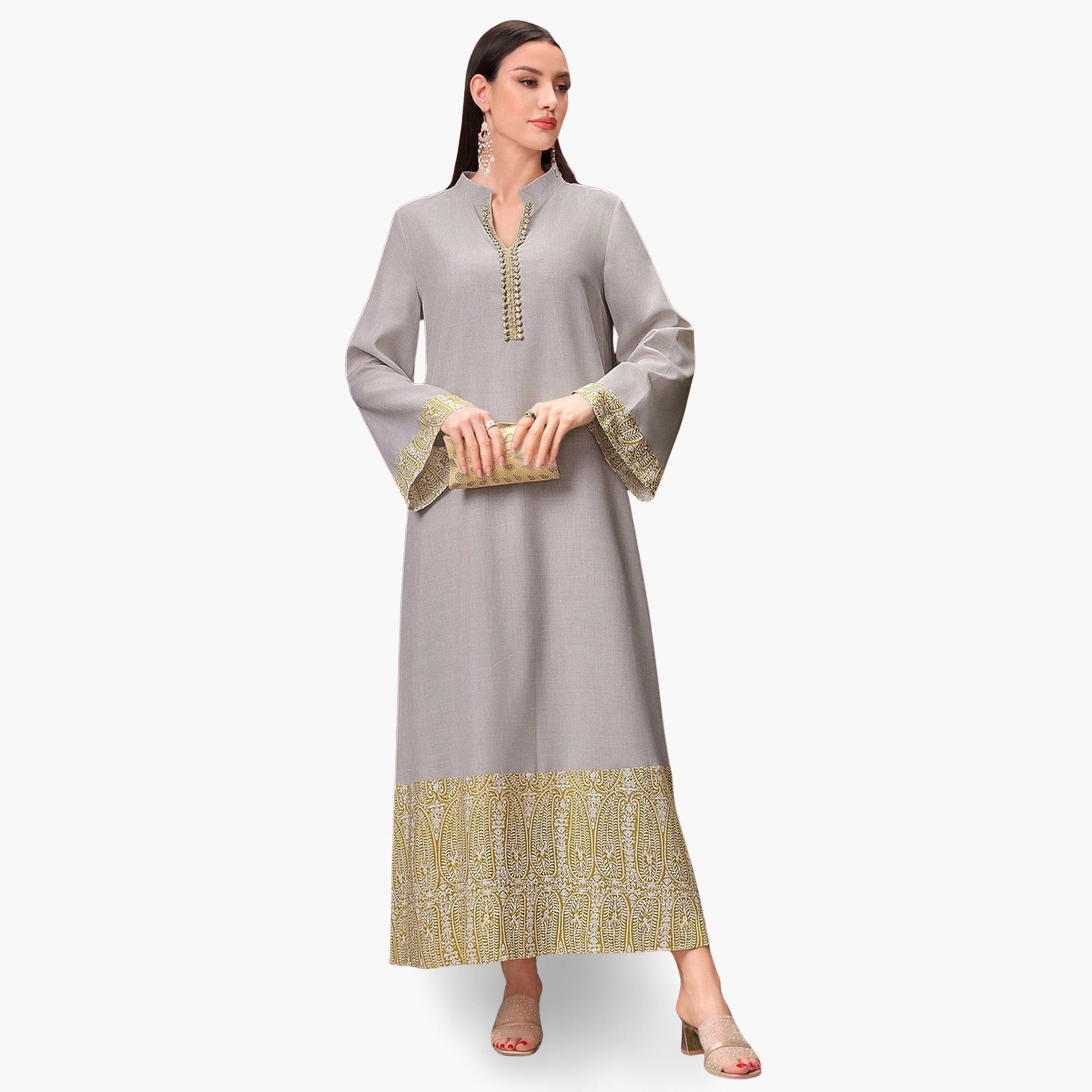 جلابية مطرزة بقصة واسعة-women-arabicclothing-jalabiyas-image-1