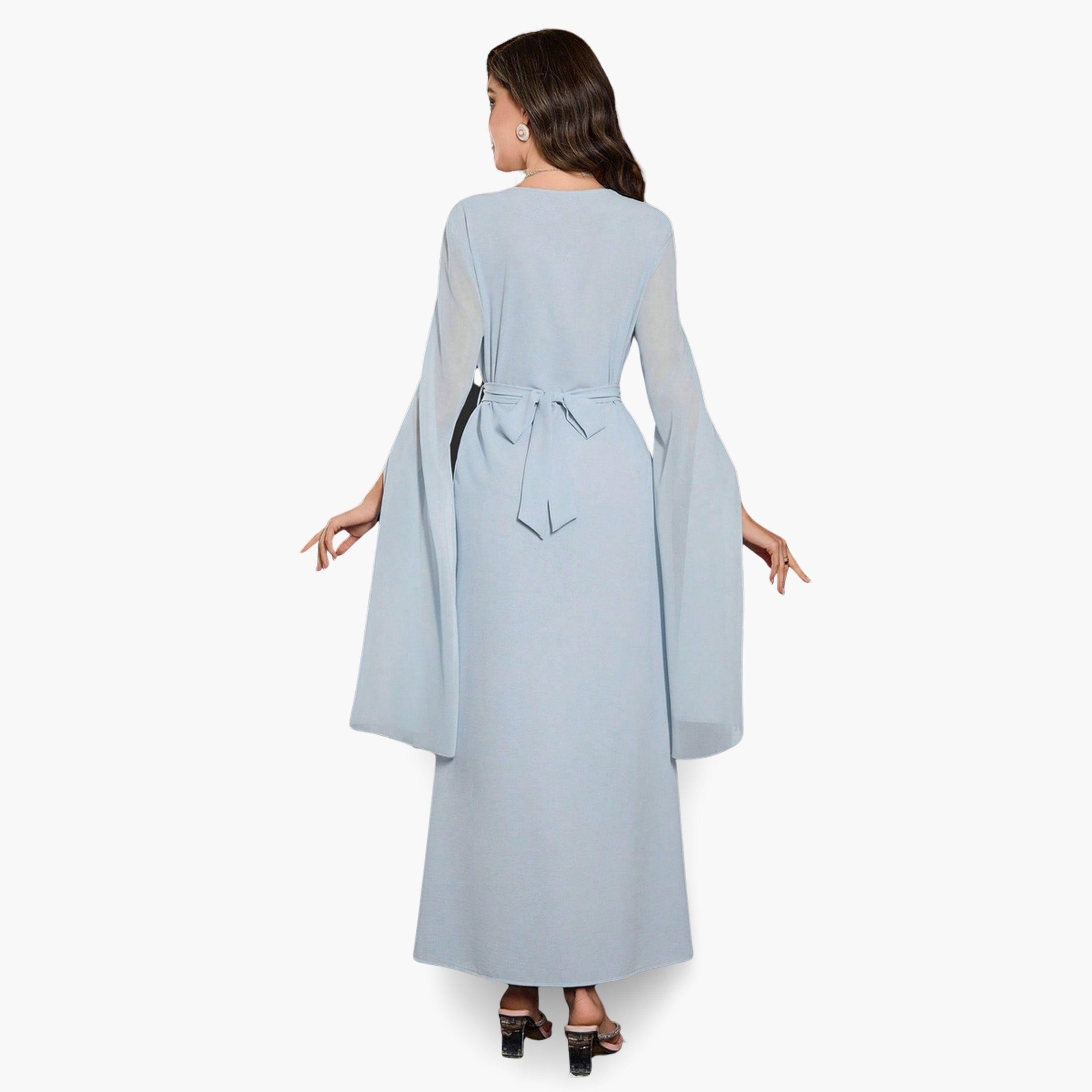 Take Two Women Blue Embroidered Floral Maxi Dress-women-clothing-dresses-image-5