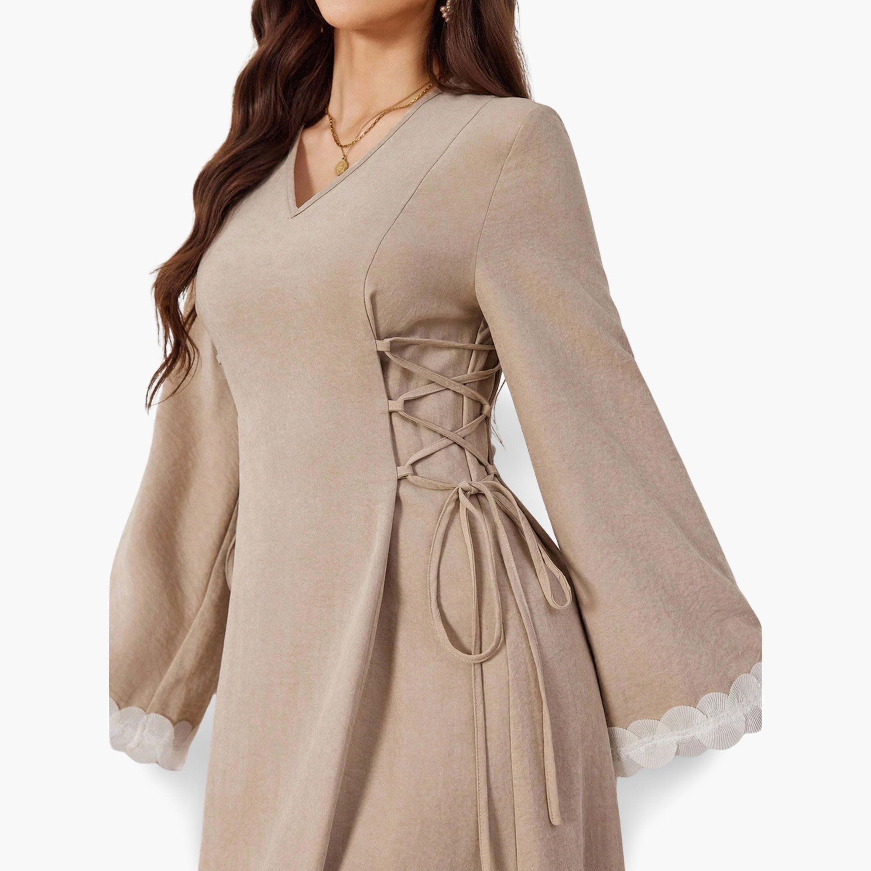 فستان طويل برباط خصر-women-clothing-dresses-image-6