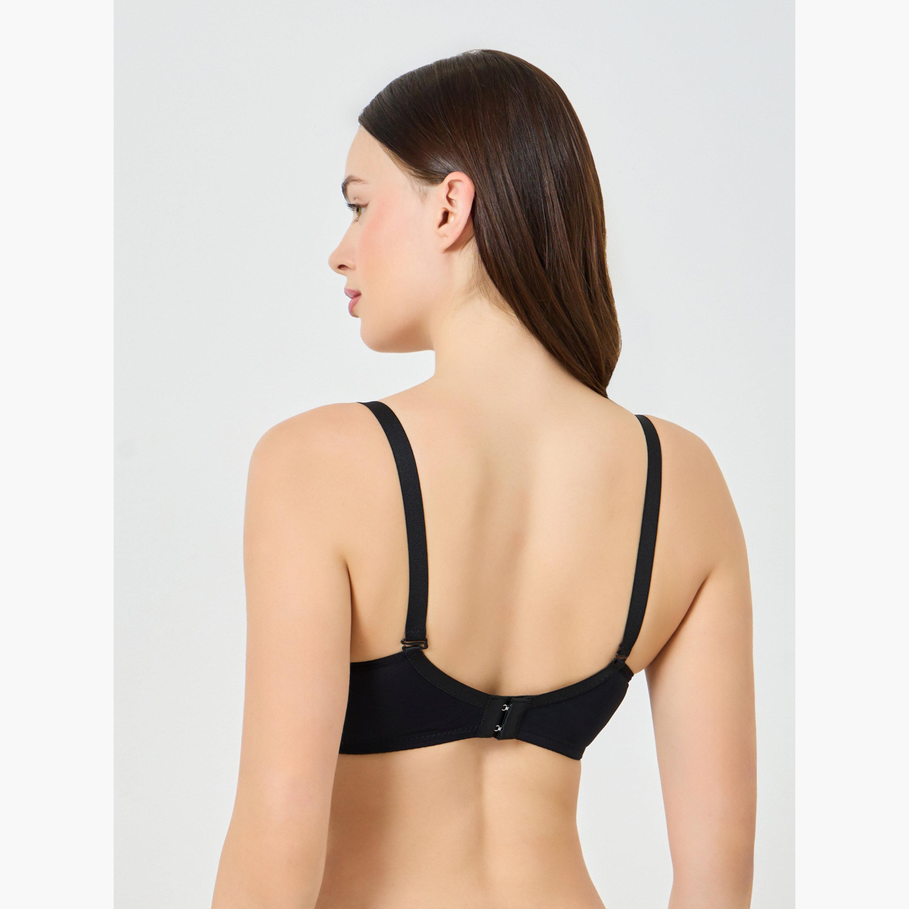 عبوة من قطعتين - حمالة صدر مبطنة بدون أسلاك بشريط عريض-women-clothing-lingerie-bras-image-4