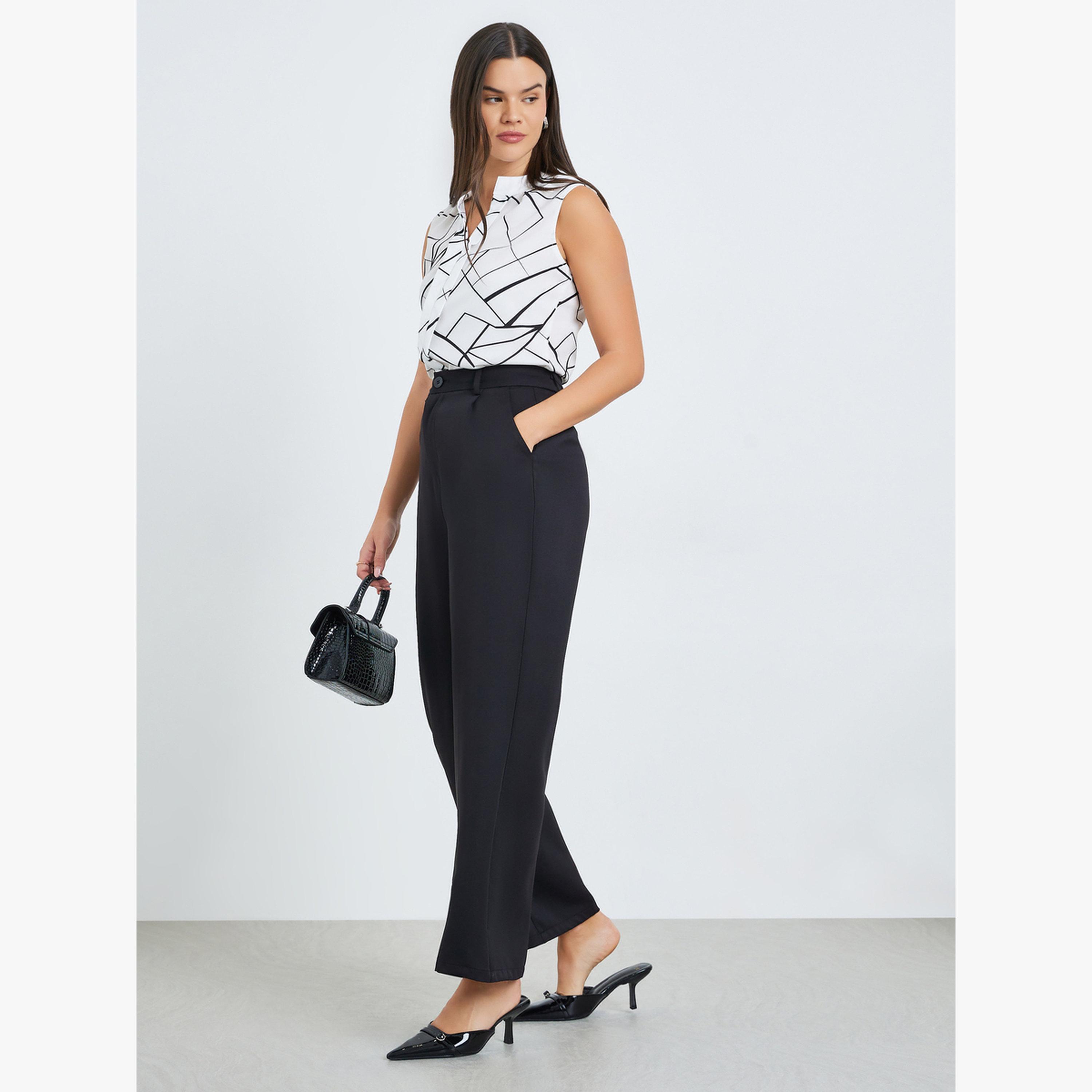بنطال سادة بأرجل مستقيمة-women-clothing-bottoms-trousers-image-2