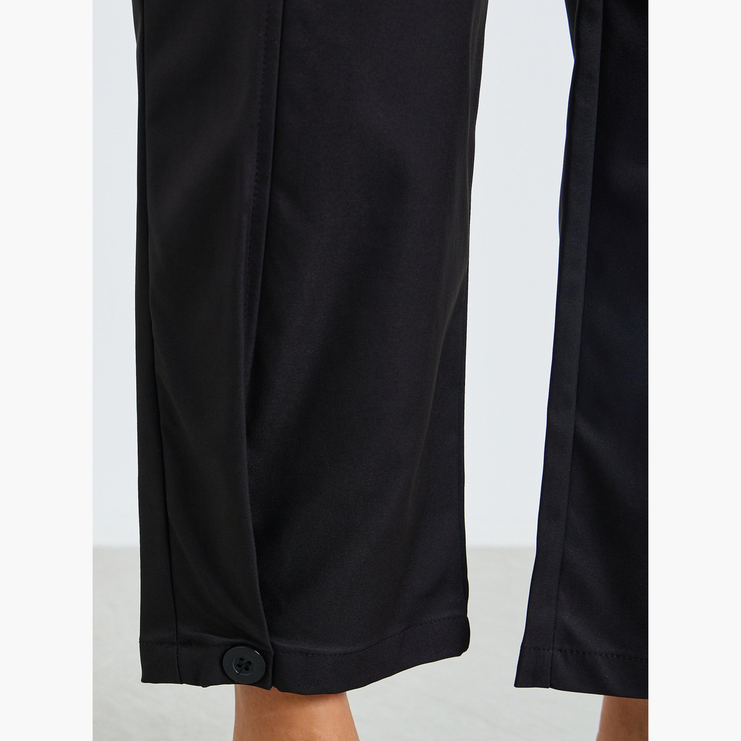 Take Two Black Solid Lantern Pants with Pockets-women-clothing-bottoms-trousers-image-5