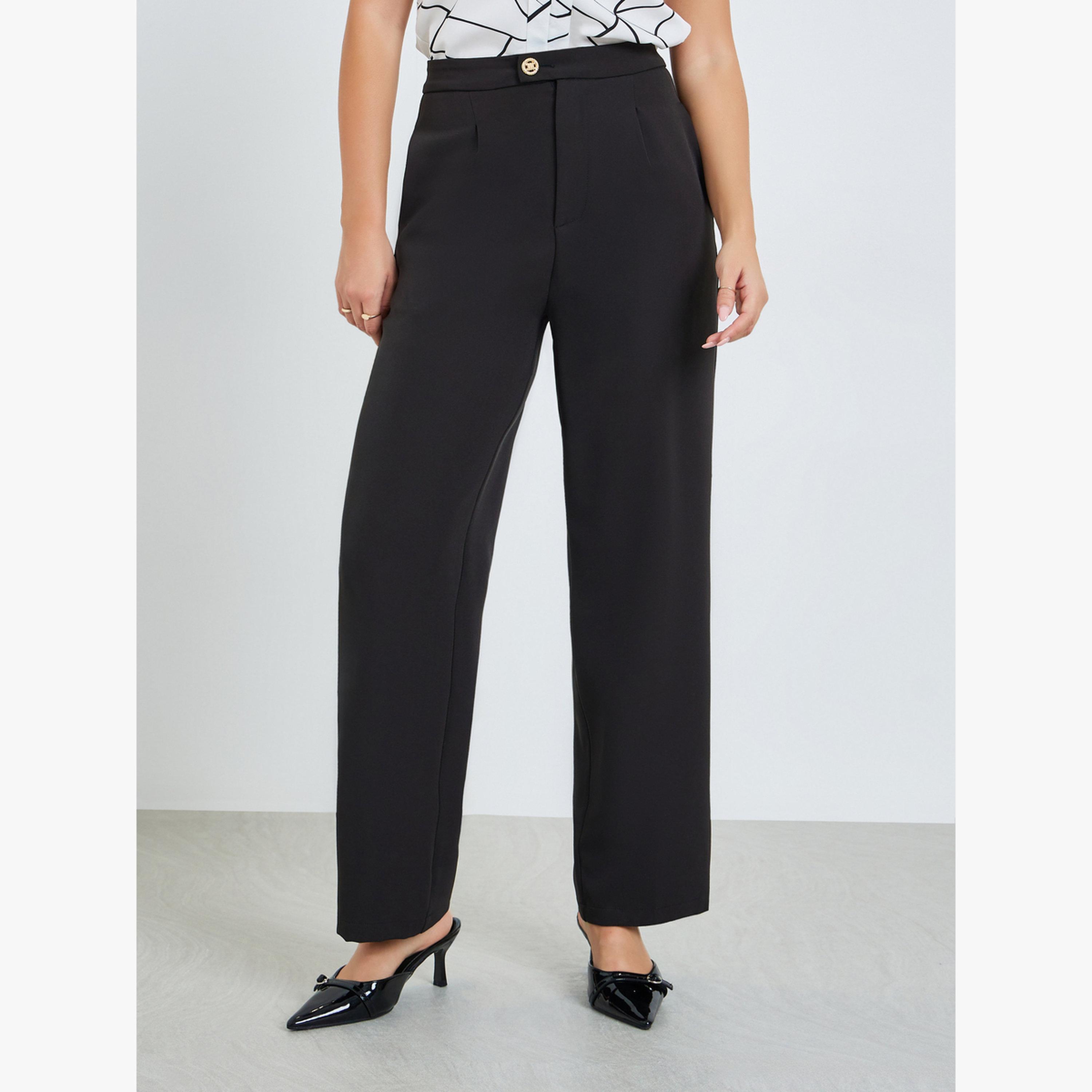 بنطال سادة بأرجل واسعة-women-clothing-bottoms-trousers-image-4
