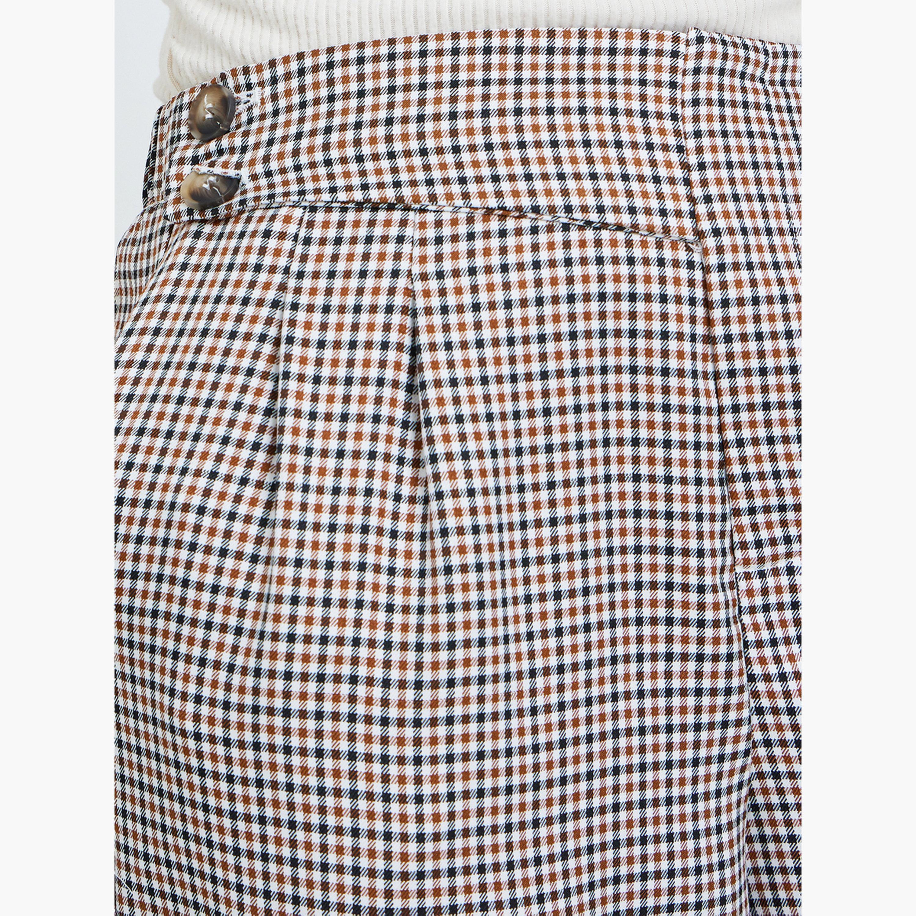 Take Two Checkered Tapered Trousers-women-clothing-bottoms-trousers-image-4