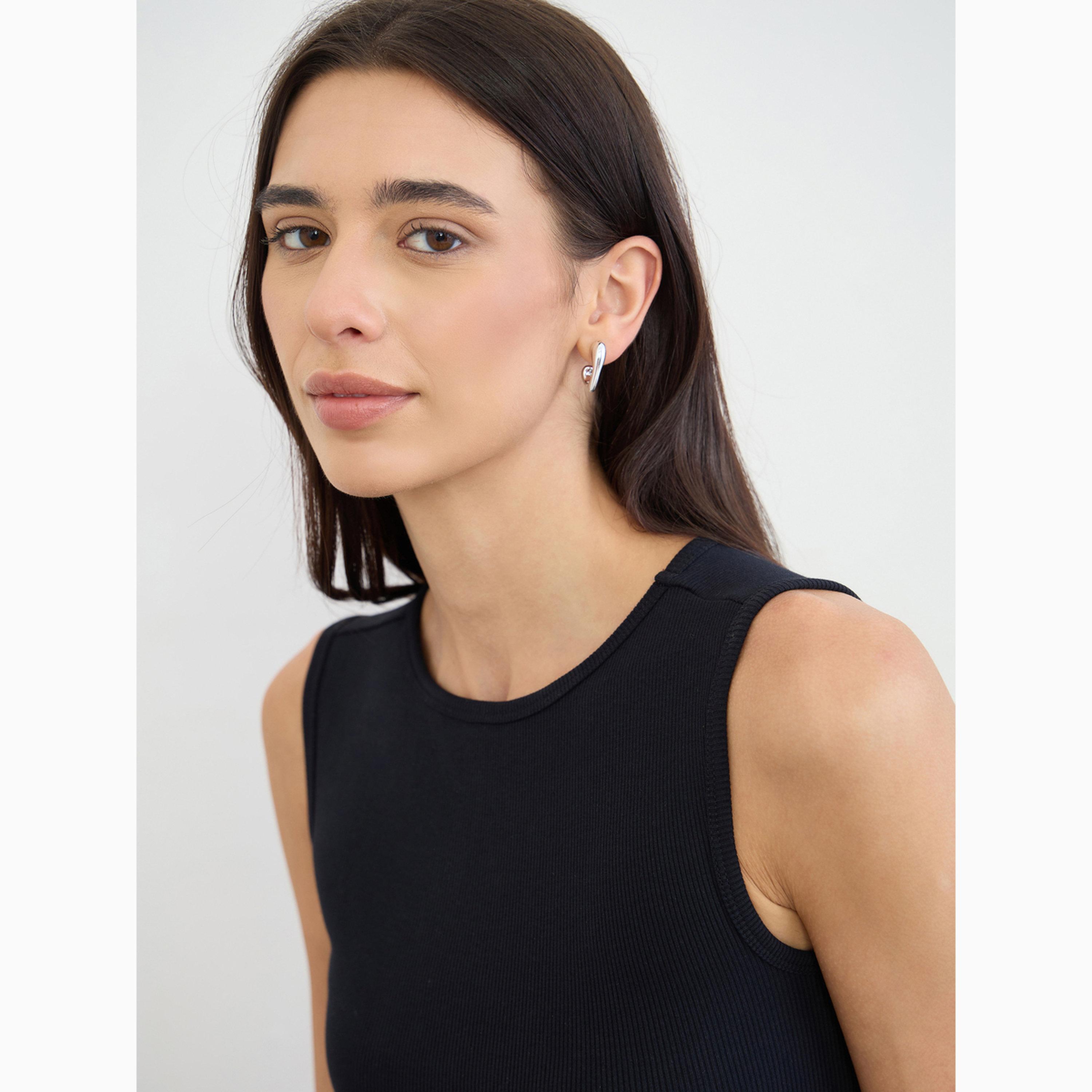 Styli Black Sleeveless Boat Neck Tank Top-women-clothing-tshirts-image-5