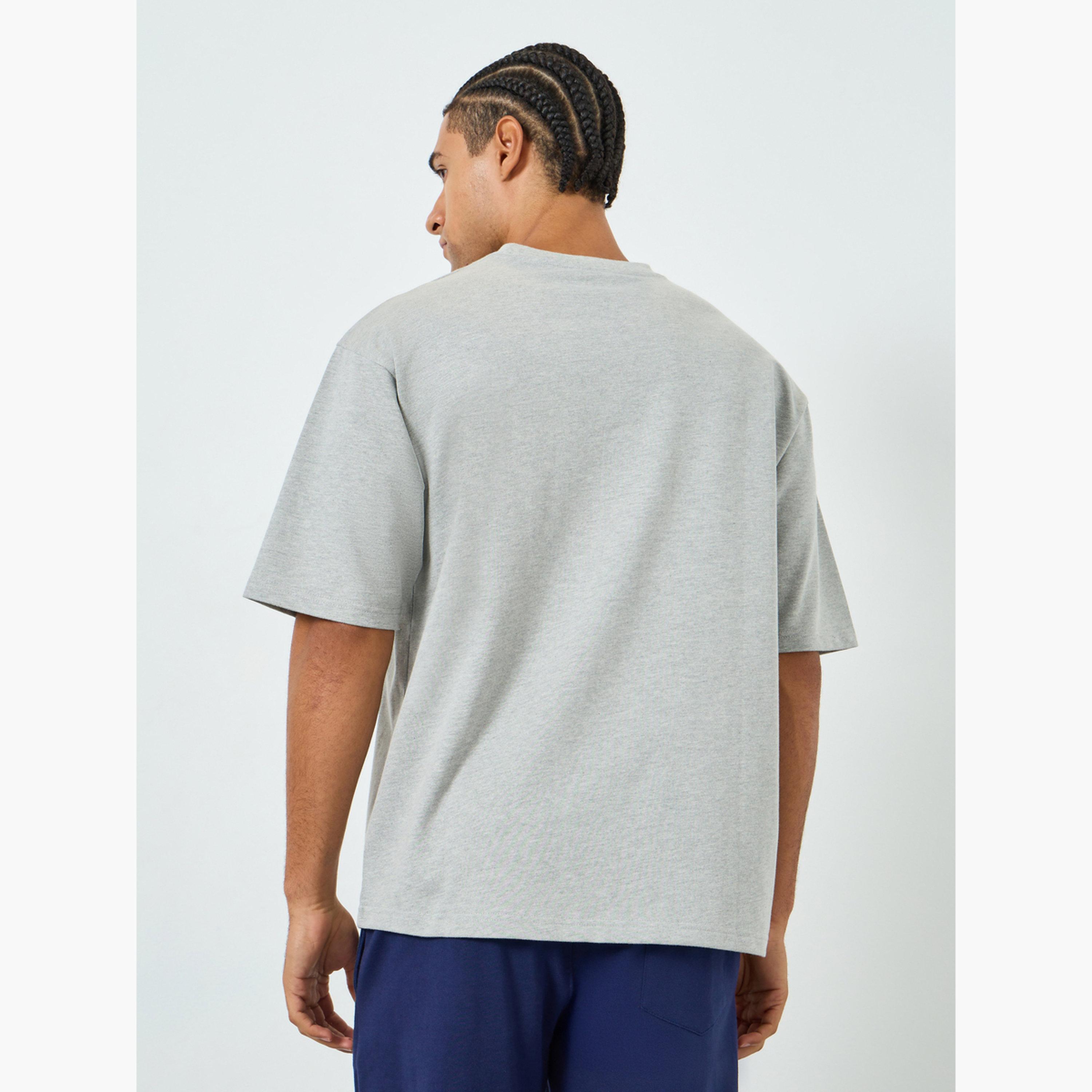 تيشيرت تيري واسع بياقة دائرية للرجال-men-clothing-tshirtsandpolos-tshirts-image-4