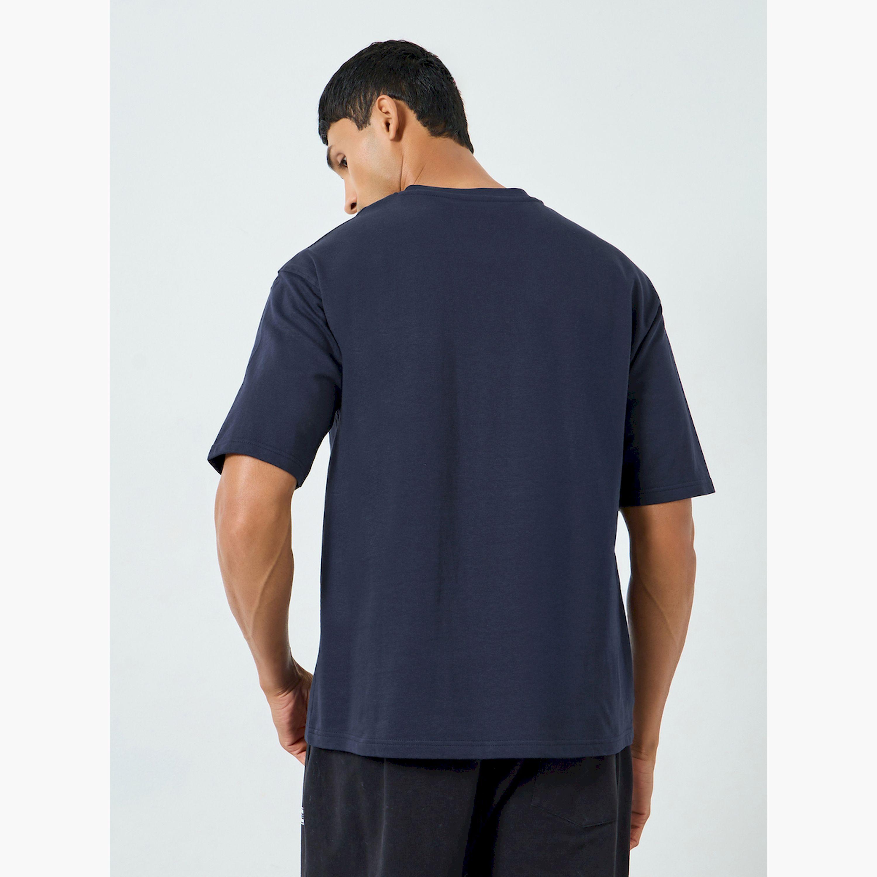 Styli Men Oversized Crew Neck Terry T-Shirt-men-clothing-tshirtsandpolos-tshirts-image-3