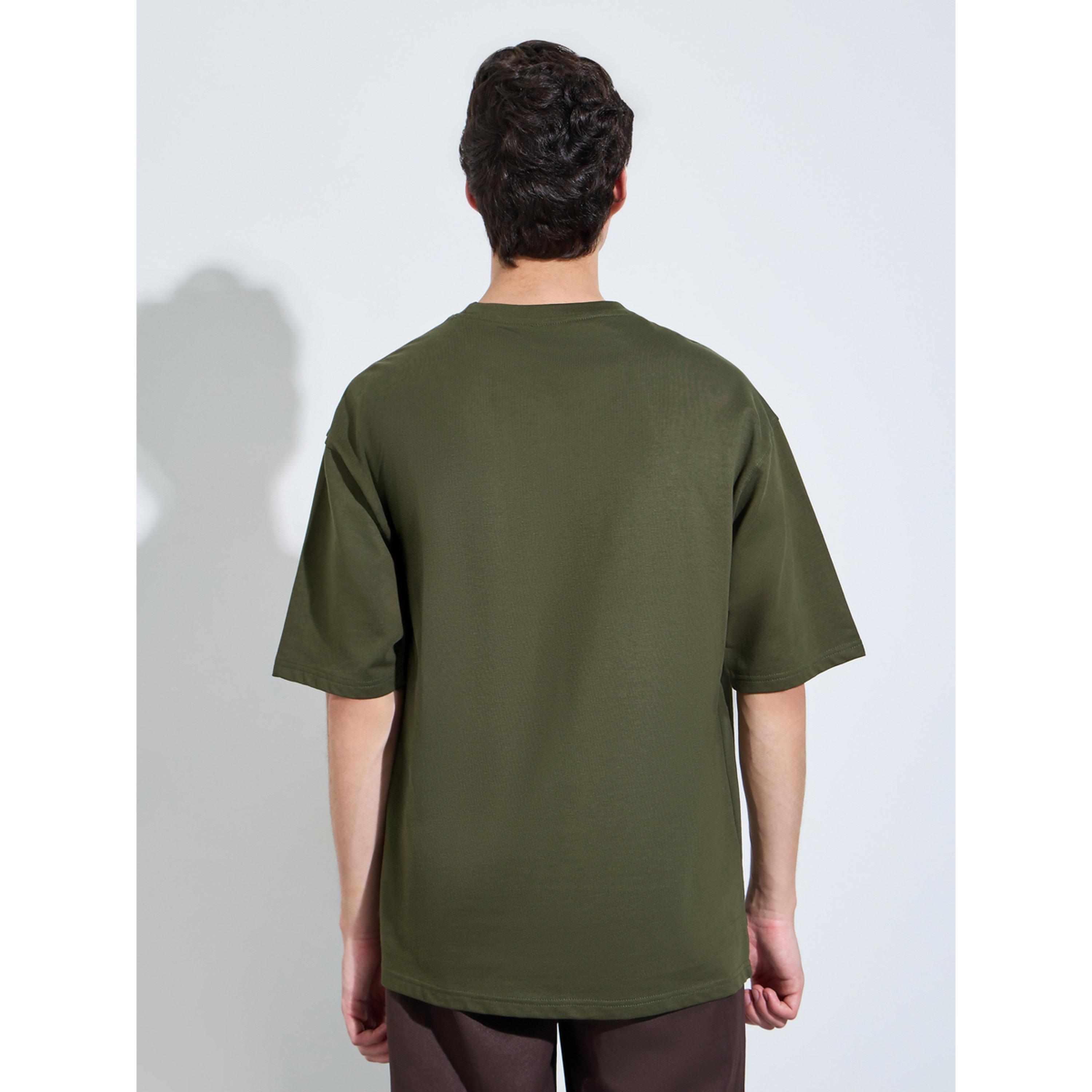 تيشيرت تيري فضفاض بياقة دائرية للرجال-men-clothing-tshirtsandpolos-tshirts-image-4