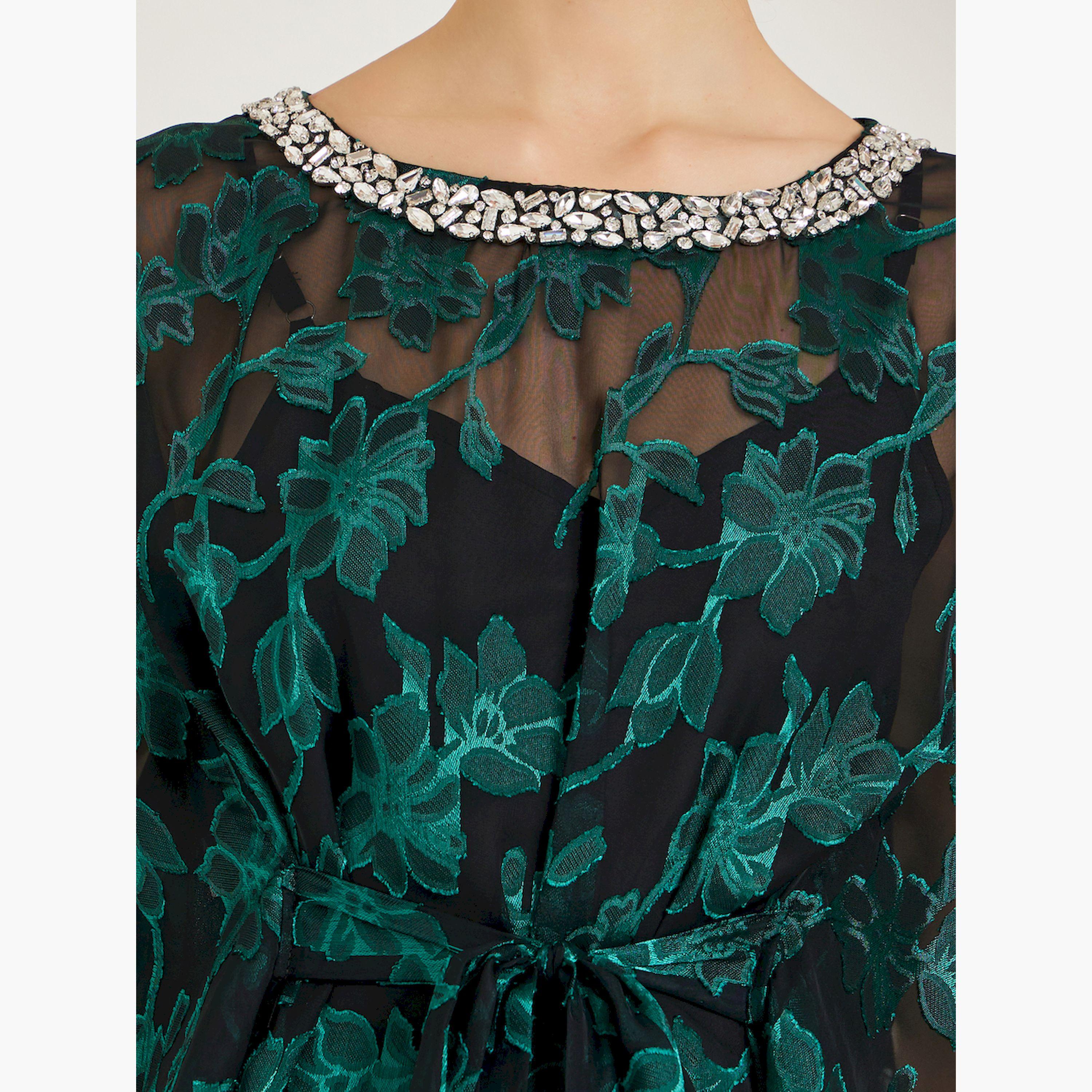 قفطان منمق بتفاصيل جاكار-women-clothing-jumpsuits-image-5
