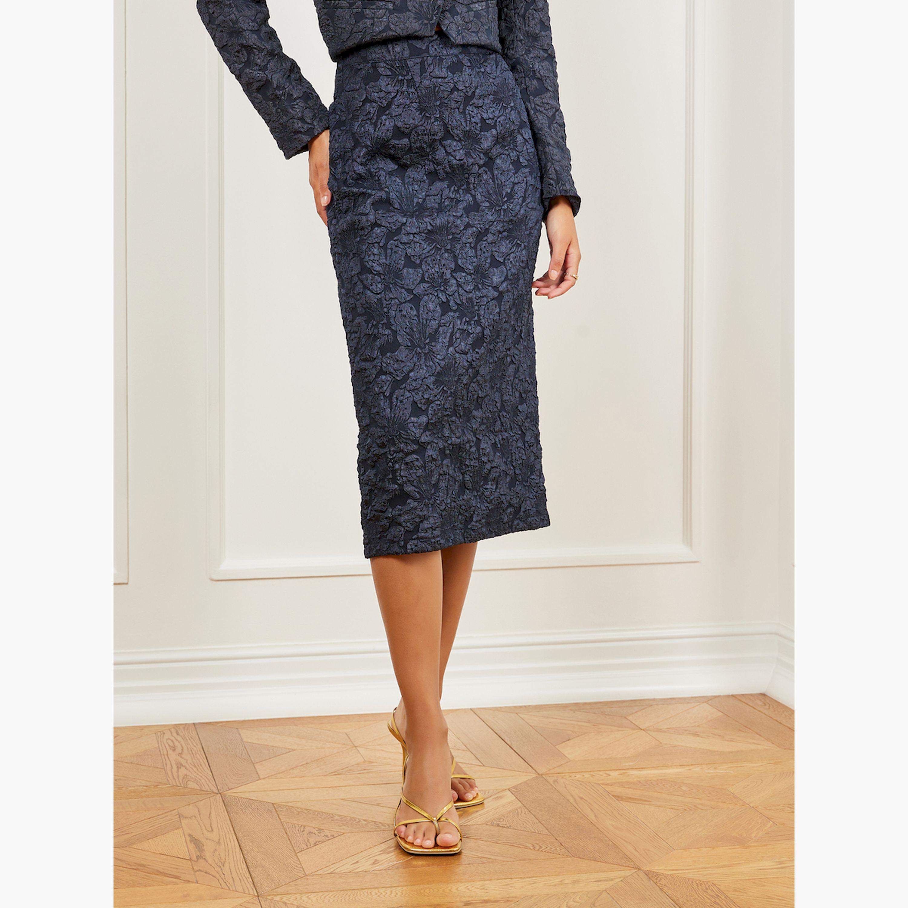 تنورة ميدي جاكارد-women-clothing-bottoms-skirts-image-1