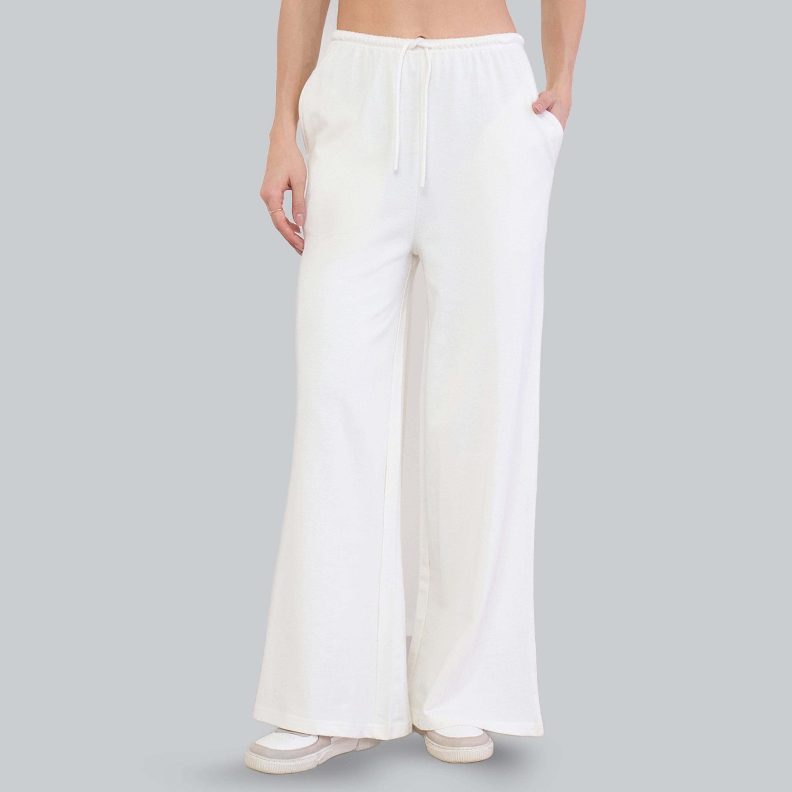 جوغر بأرجل واسعة وبرباط-women-clothing-bottoms-joggers-image-1